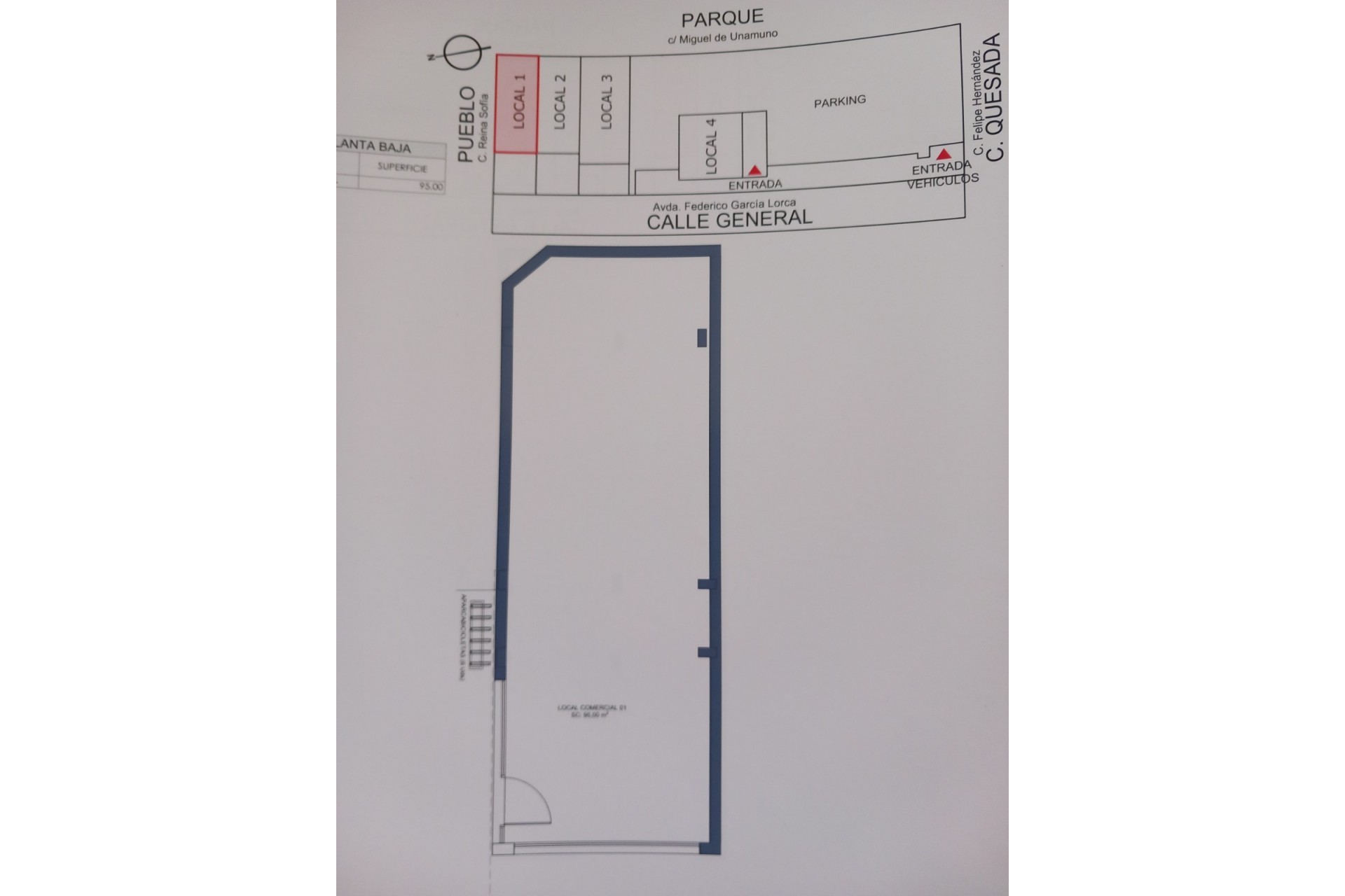 Location à long terme - Commercial space - Benijofar