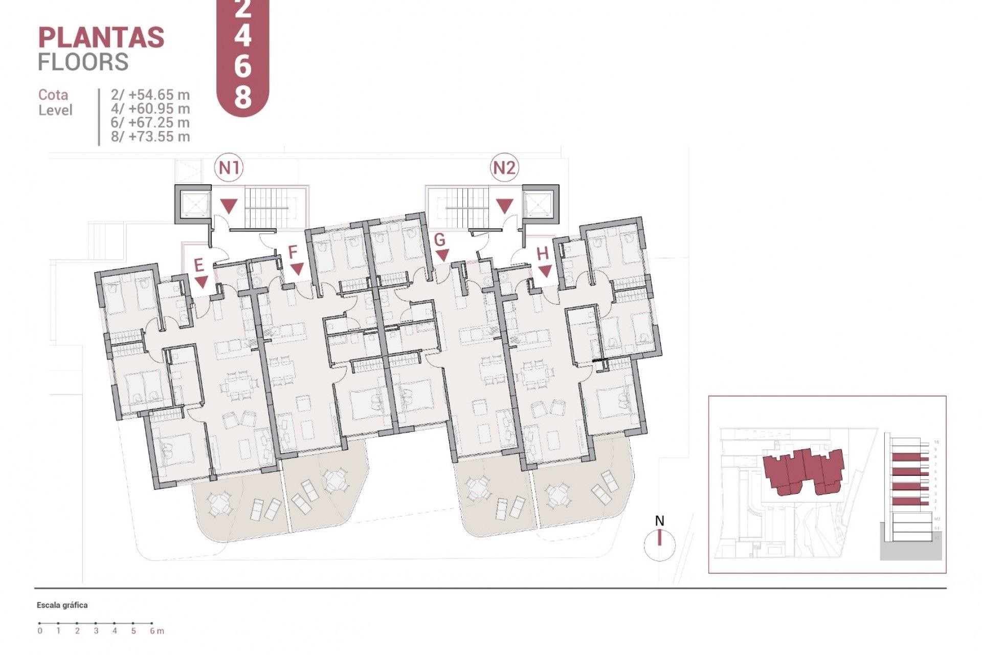 New Build - Apartment / flat - Calpe - Manzanera
