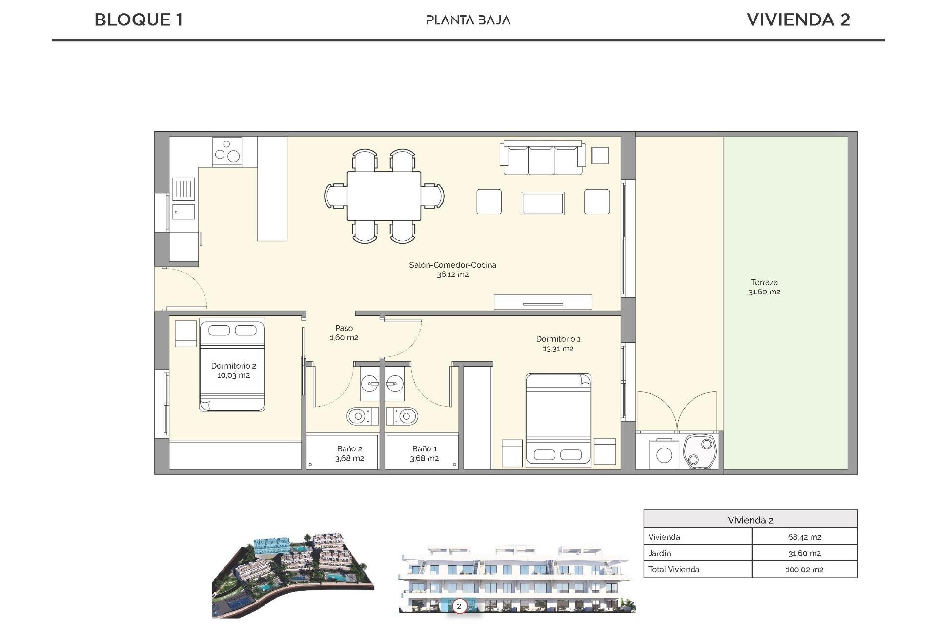 New Build - Apartment / flat - Finestrat - Golf Piug Campana