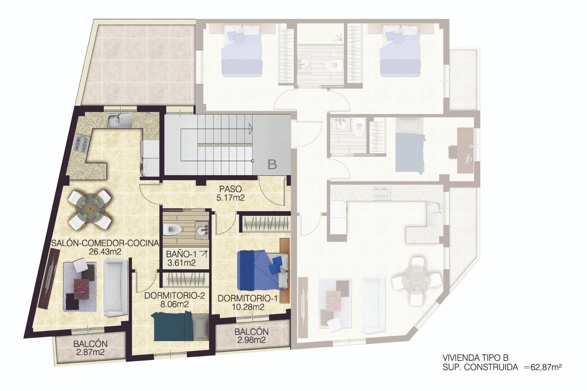 New Build - Apartment / flat - Jacarilla - pueblo