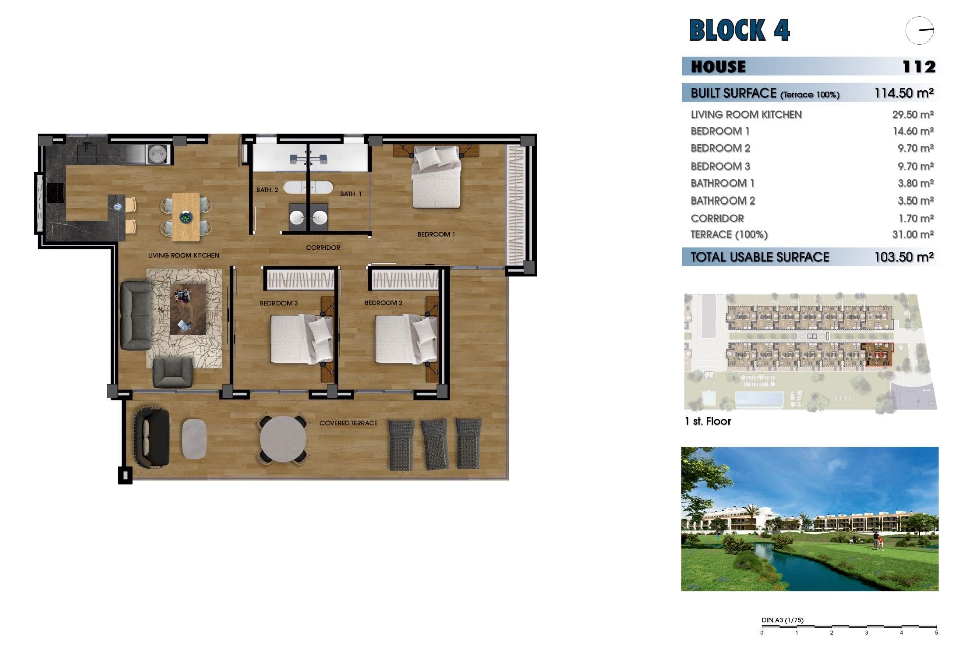 New Build - Apartment / flat - Los Alcazares - La Serena Golf