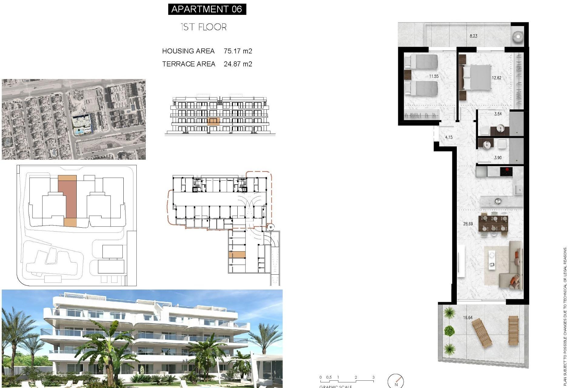 New Build - Apartment / flat - Orihuela Costa - Lomas De Cabo Roig