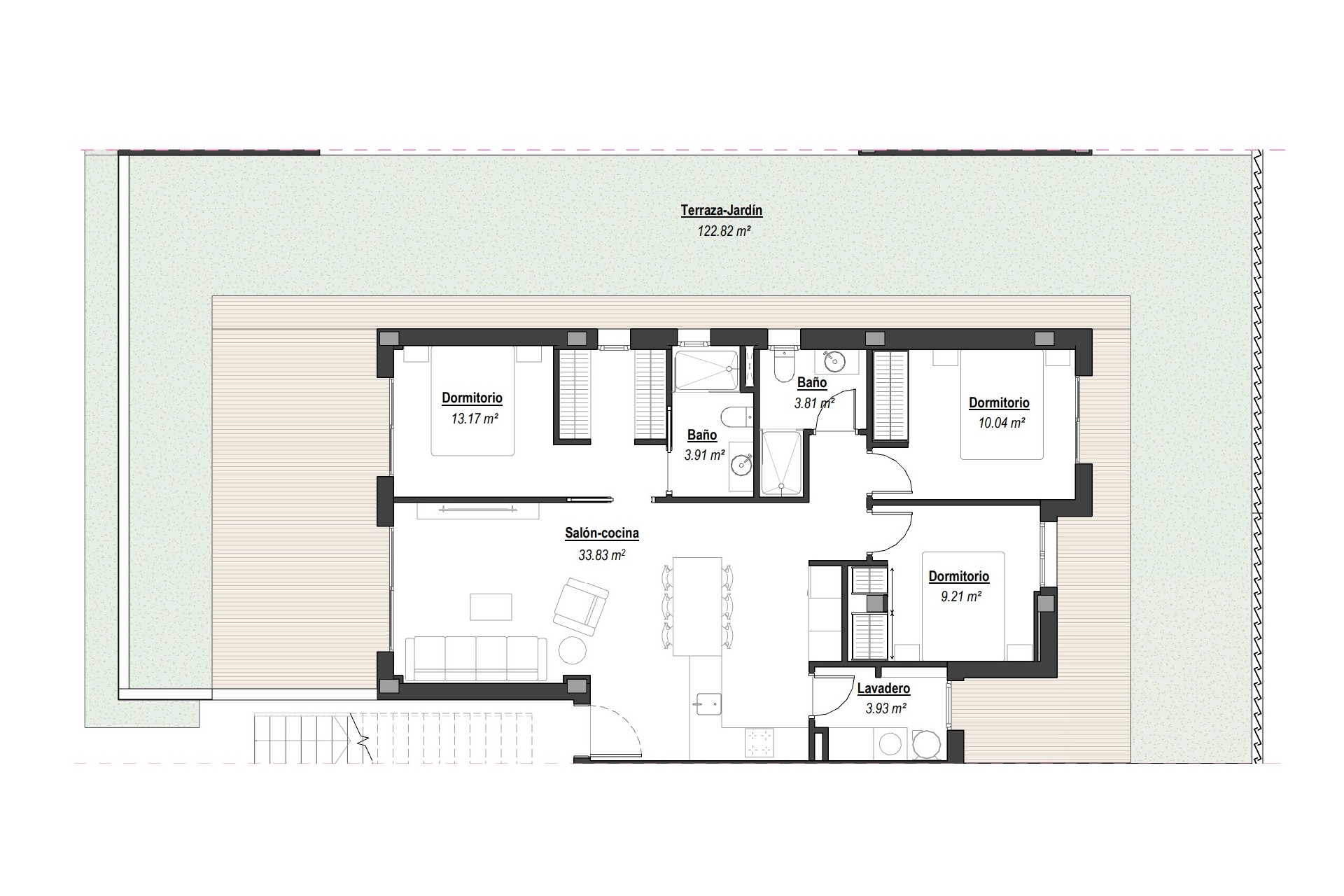New Build - Bungalow - Los Alcazares - La Serena Golf