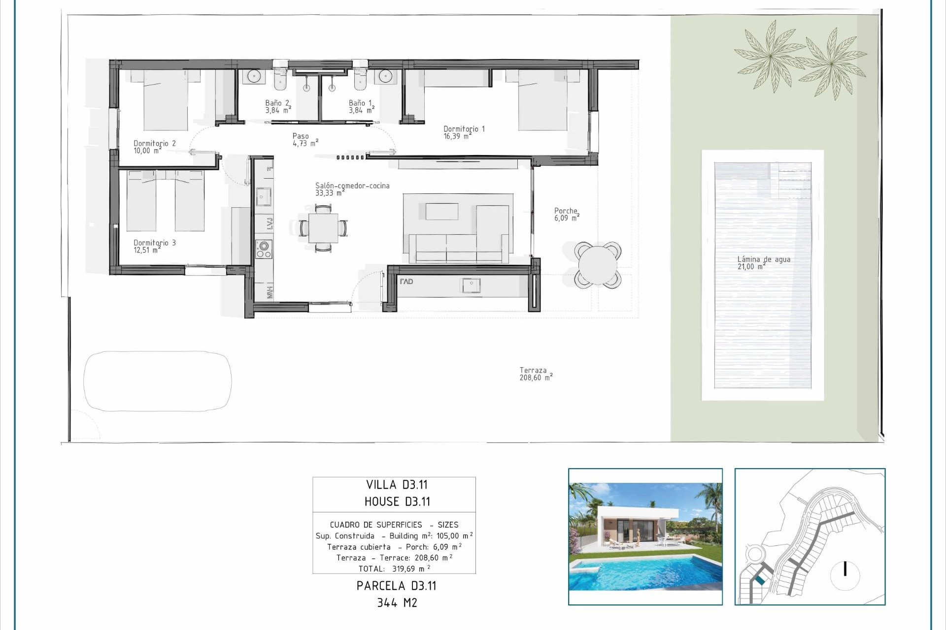 New Build - Villa - Vera - Pueblo Salinas