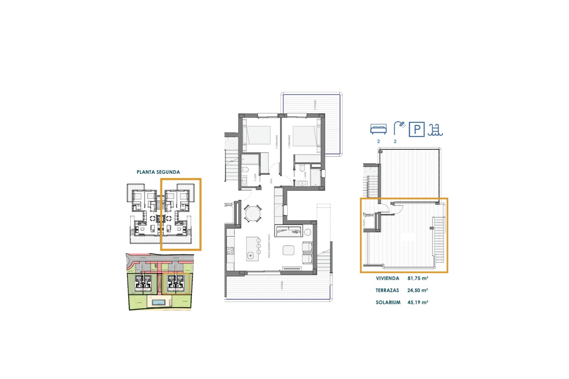 Nouvelle construction - Appartement - Fuente Álamo - Hacienda Del Álamo Golf
