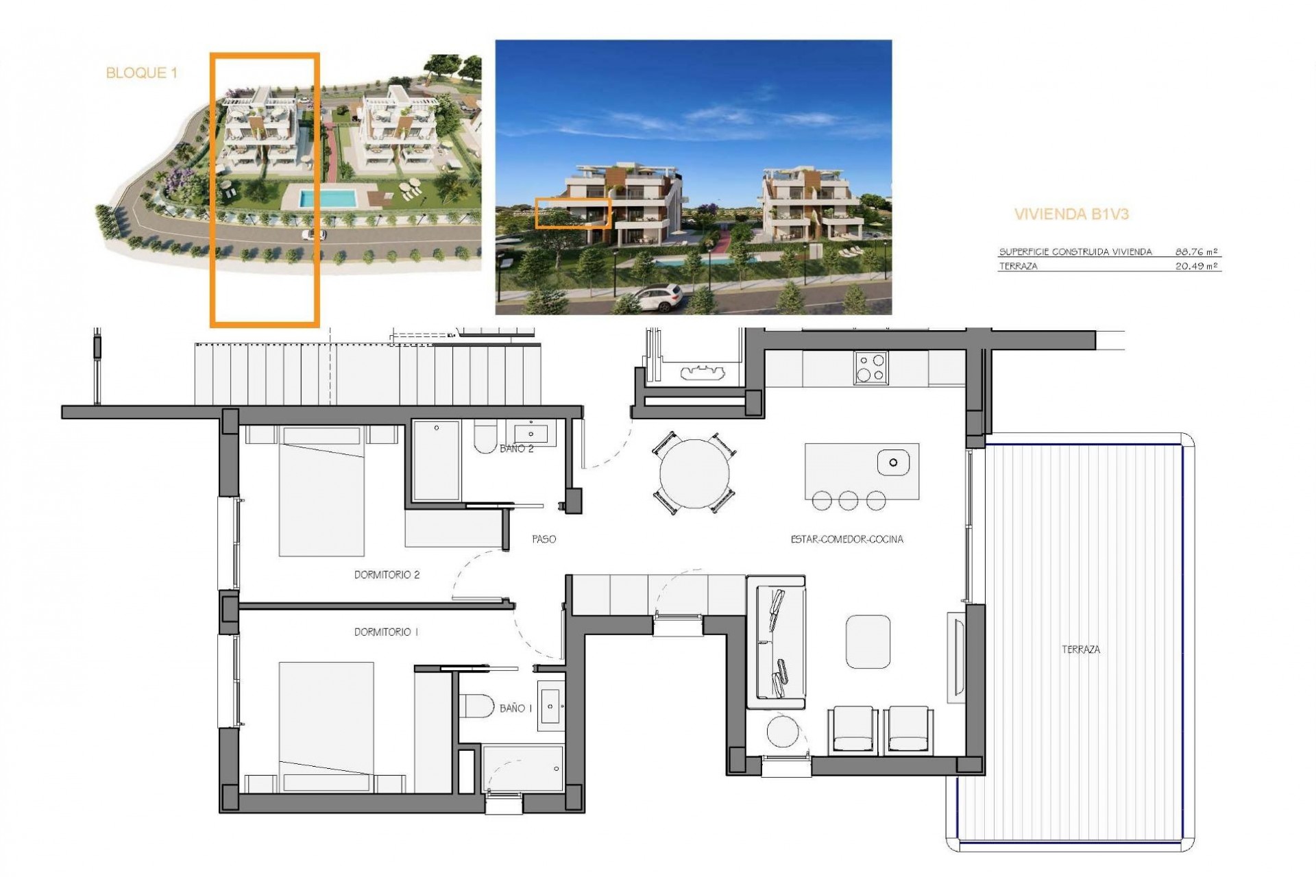 Nouvelle construction - Appartement - Fuente Álamo - Hacienda del Alamo