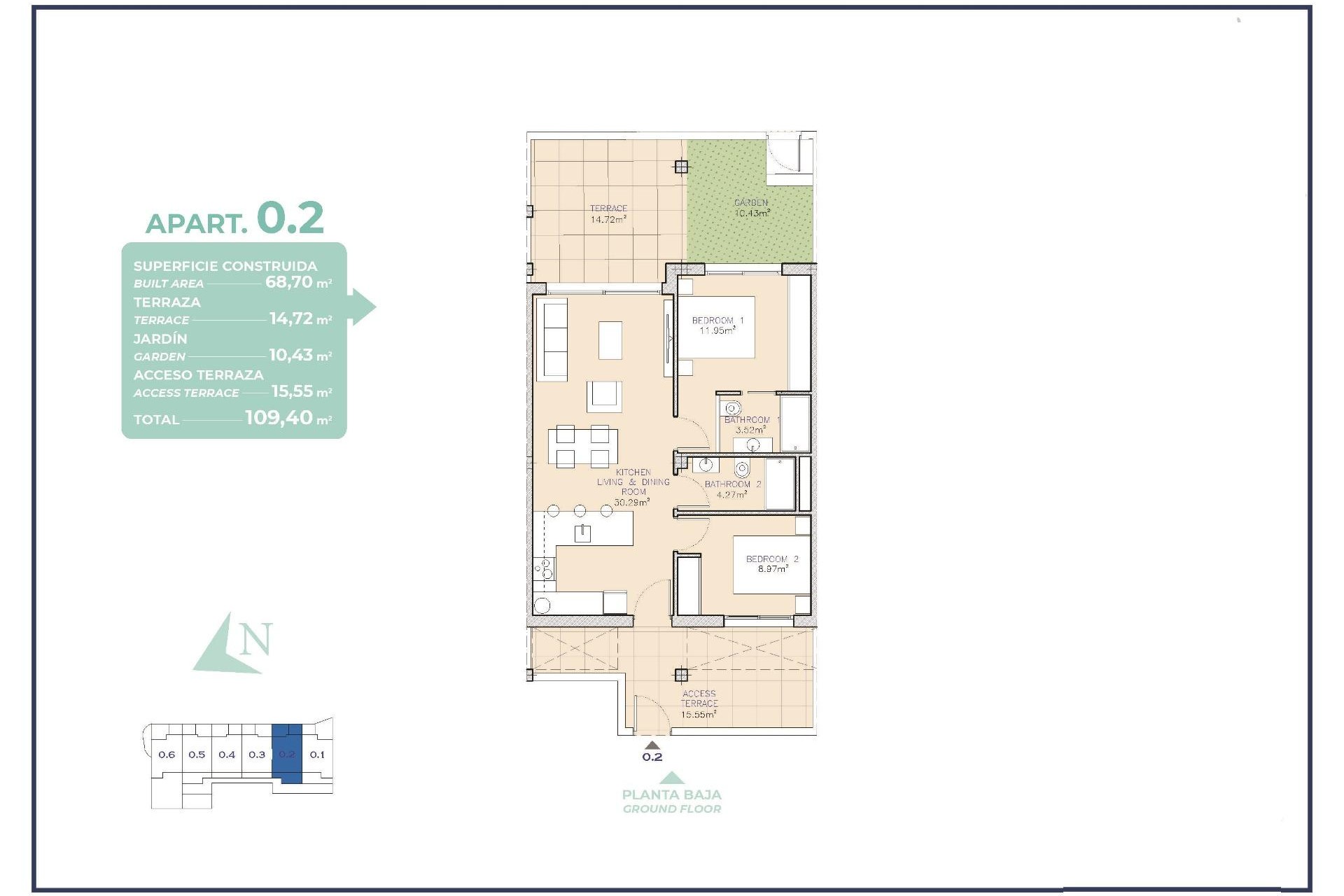 Nouvelle construction - Appartement - Los Alcazares - Serena Golf