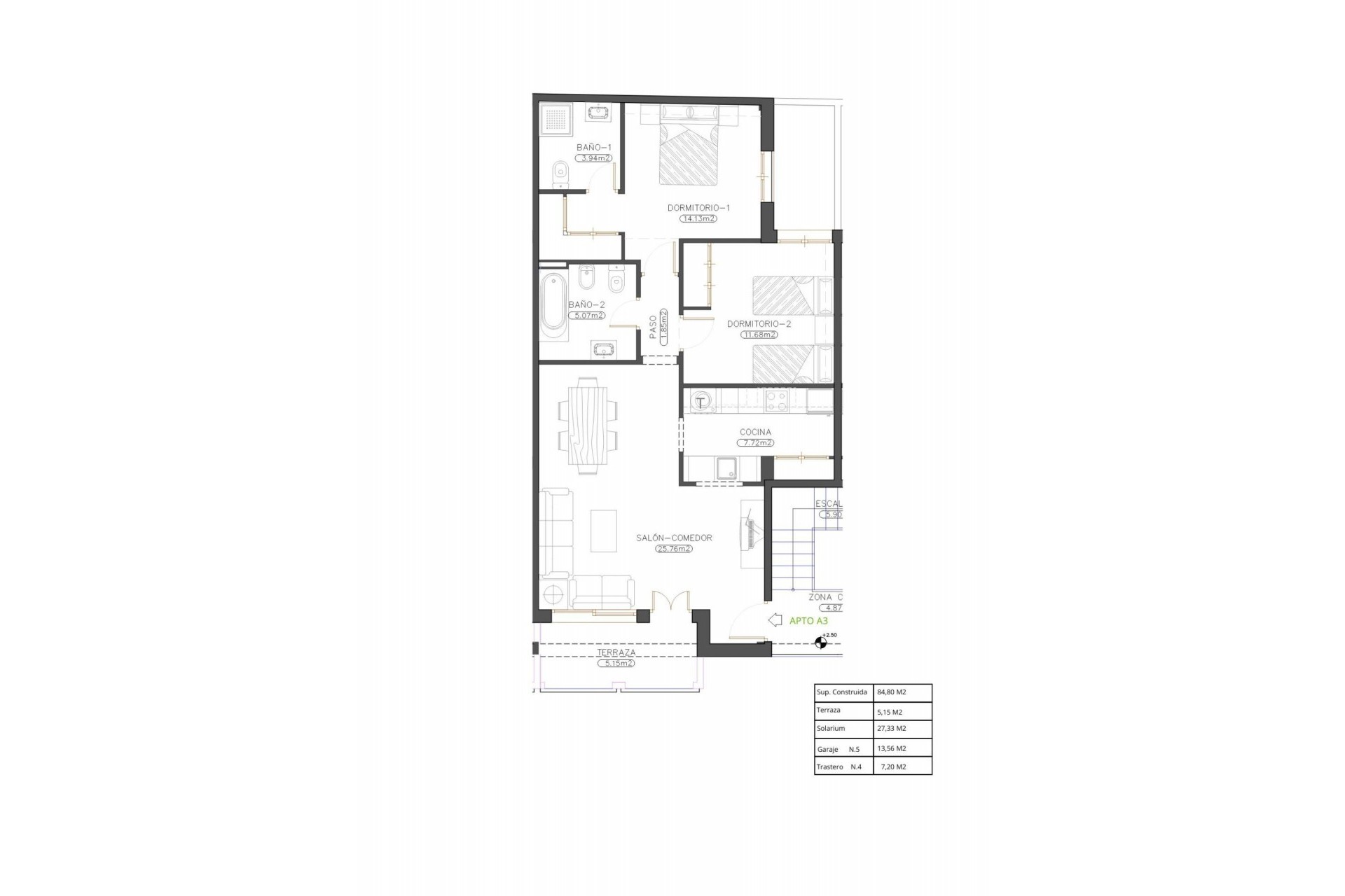 Nouvelle construction - Attique - Cuevas Del Almanzora - Herrerias