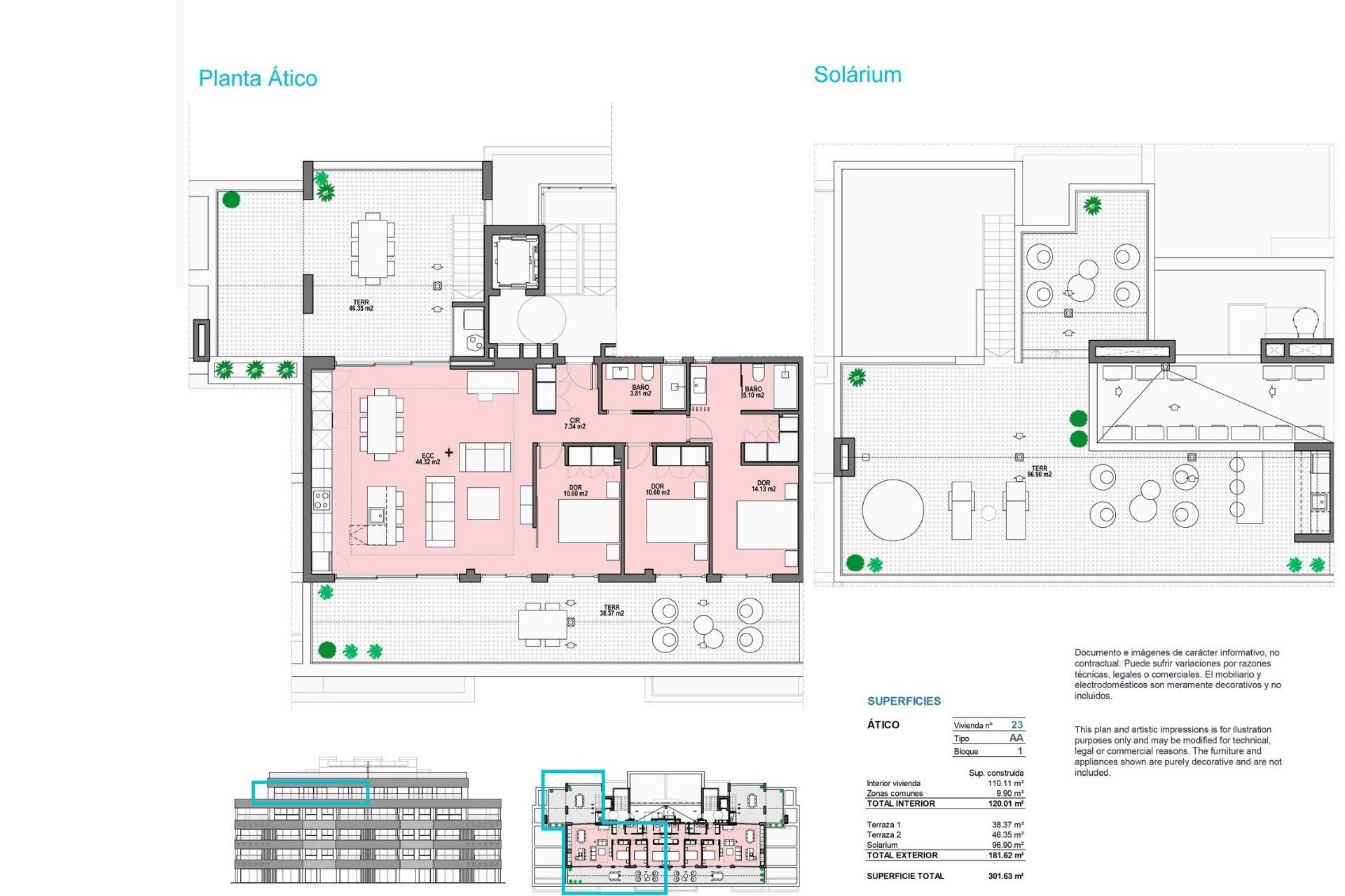 Nouvelle construction - Attique - Torre Pacheco - Santa Rosalía