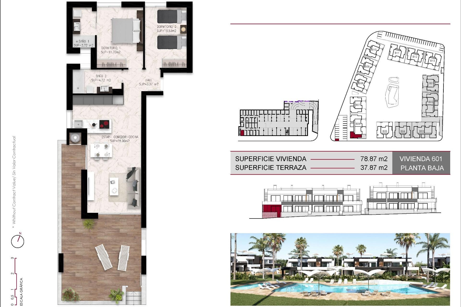 Nouvelle construction - Bungalow - Ciudad Quesada - Lo Marabú