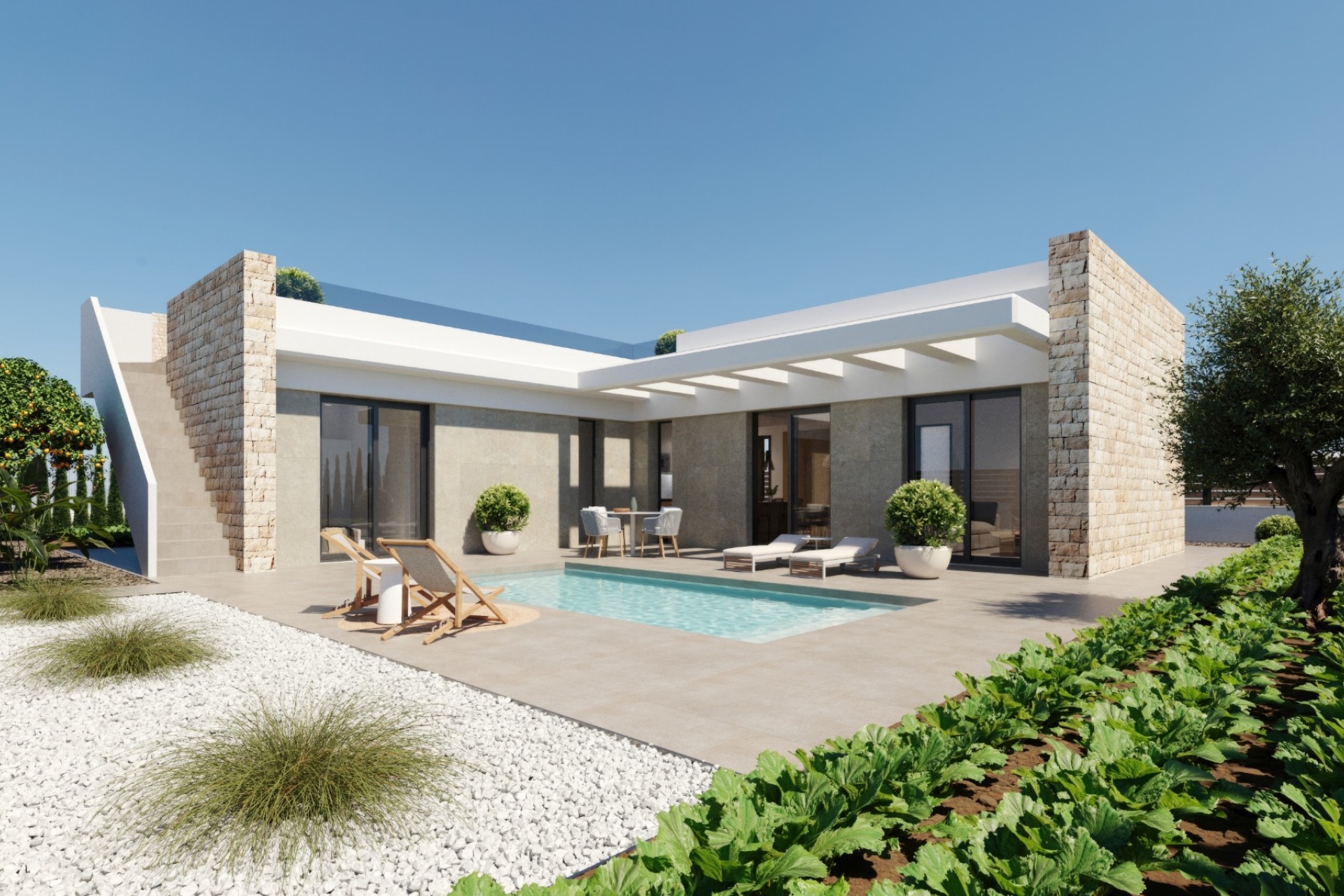 Nouvelle construction - Villa - Fuente Álamo - Hacienda Del Álamo Golf