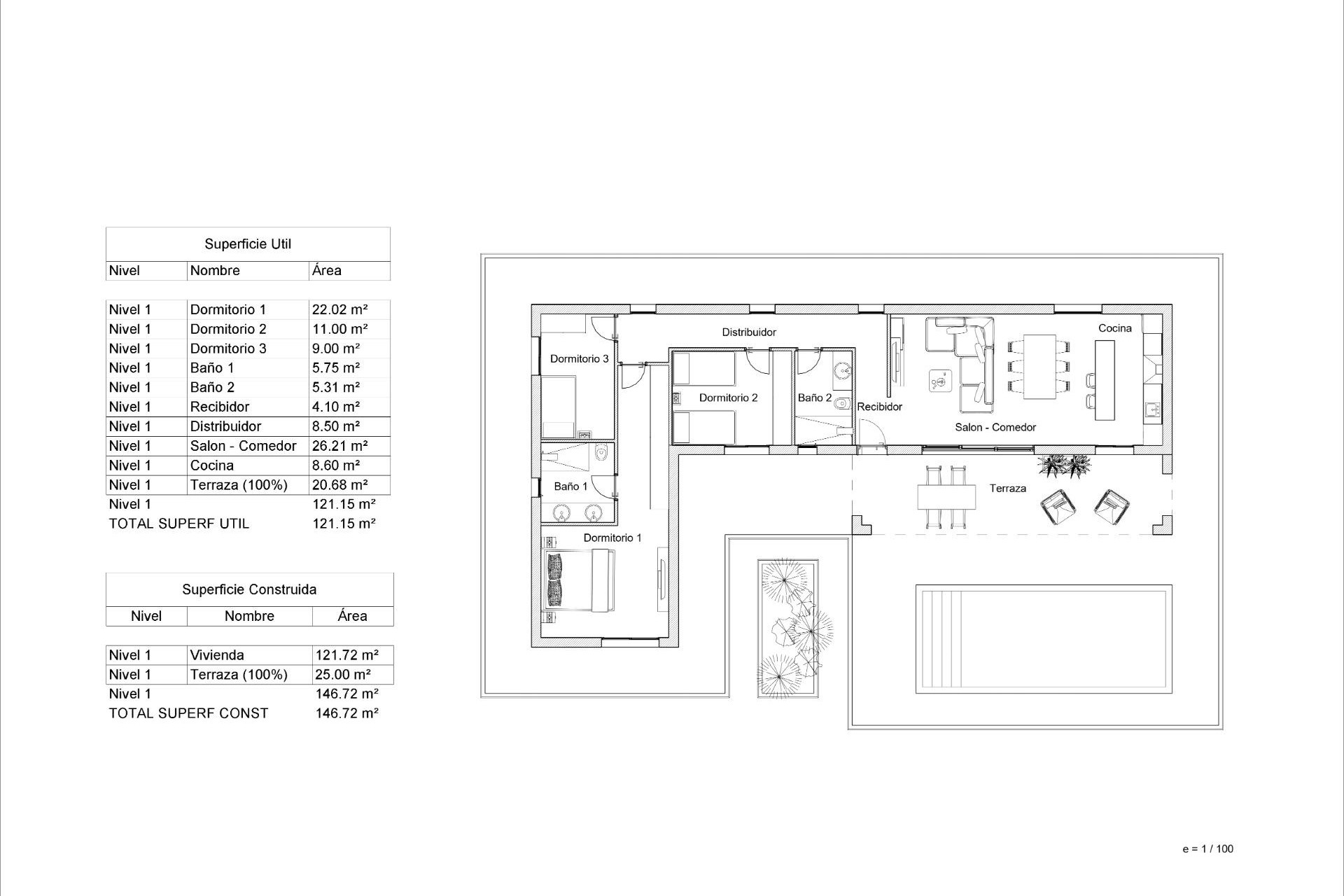 Nouvelle construction - Villa - Pinoso - Lel