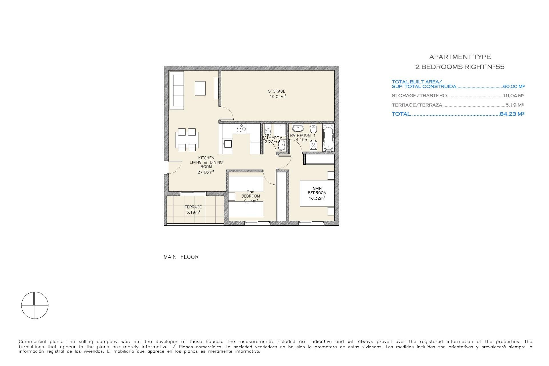 Nueva construcción  - Apartamento / piso - Aguilas - Collados