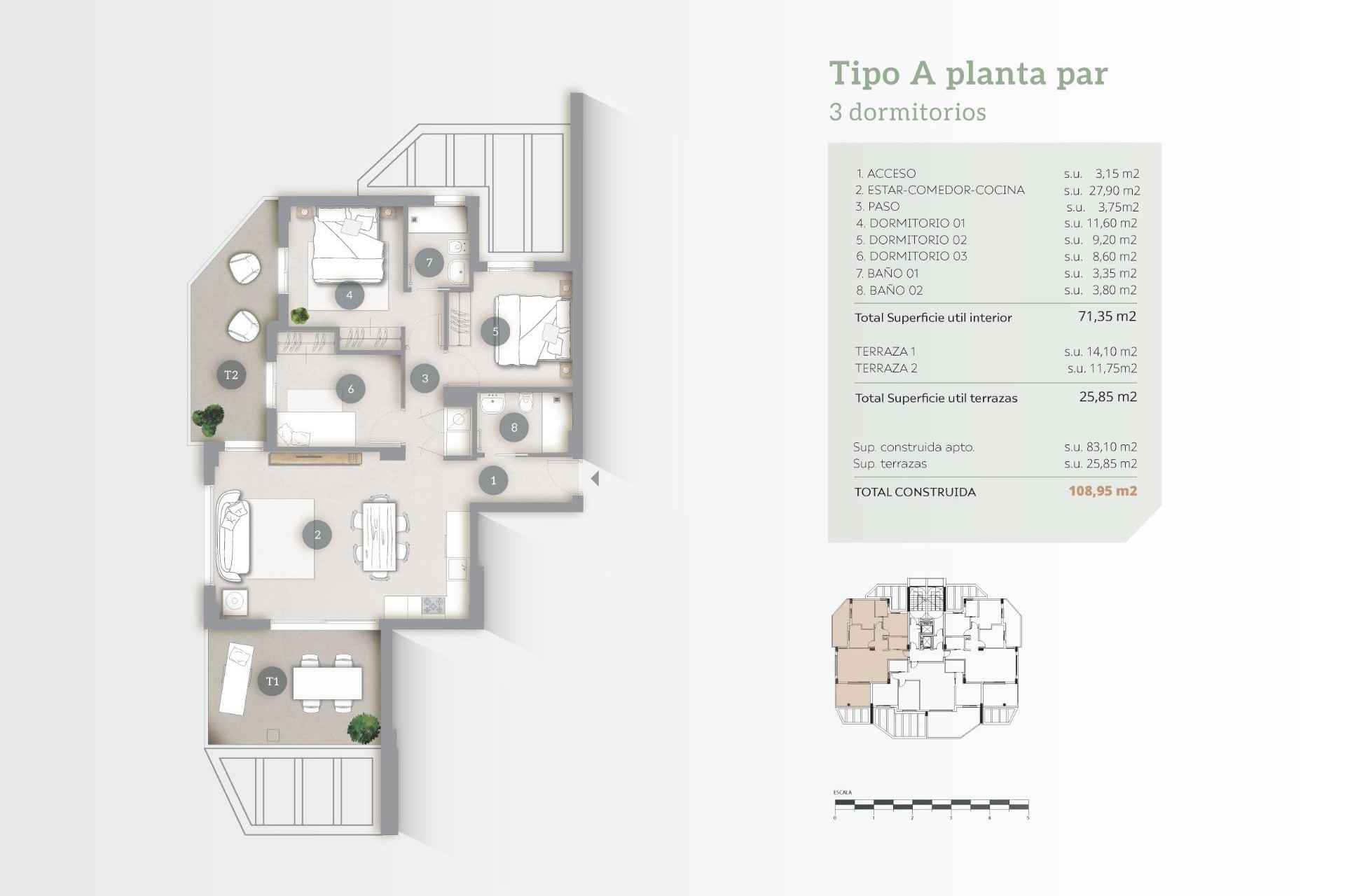 Nueva construcción  - Apartamento / piso - Calpe - Playa Cantal Roig
