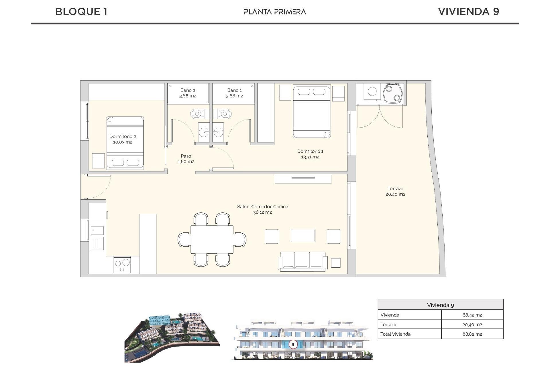 Nueva construcción  - Apartamento / piso - Finestrat - Puig Campana Golf