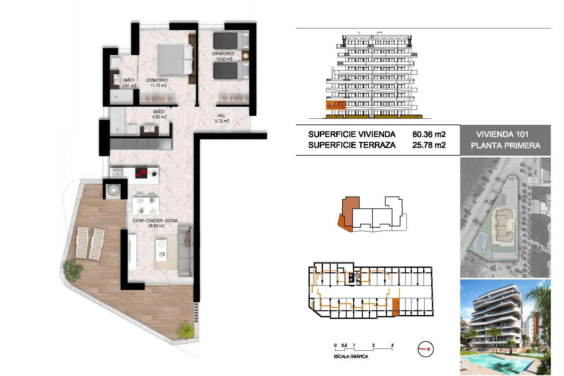 Nueva construcción  - Apartamento / piso - Guardamar del Segura - Puerto