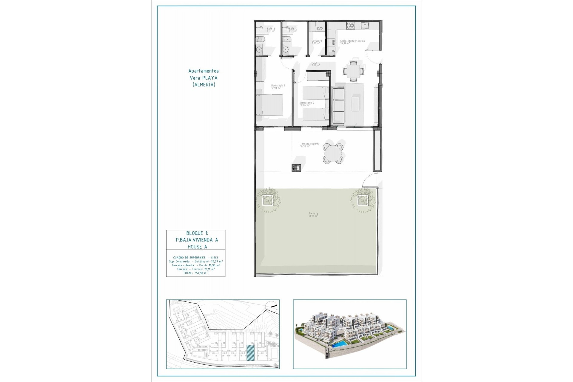Nueva construcción  - Apartamento / piso - Vera - Pueblo Salinas