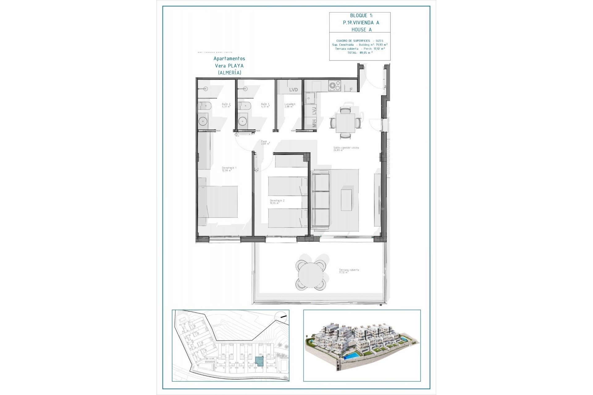 Nueva construcción  - Apartamento / piso - Vera - Pueblo Salinas