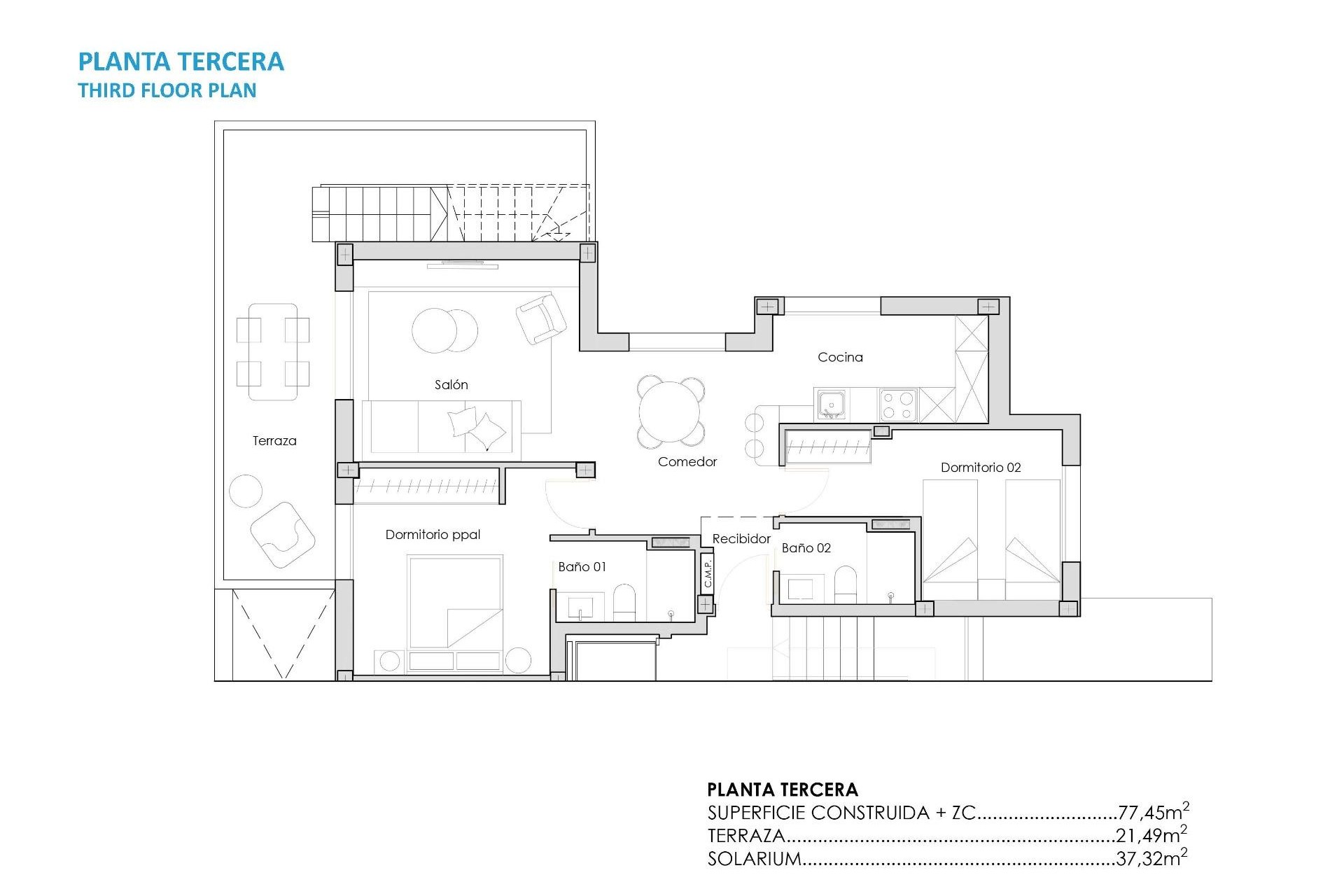 Nueva construcción  - Ático - Torre Pacheco - Santa Rosalía
