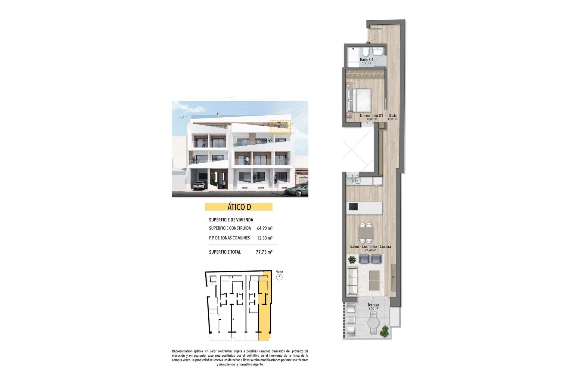 Nueva construcción  - Ático - Torrevieja - Playa del Cura