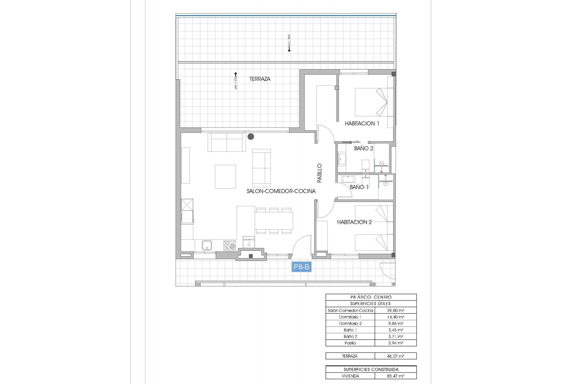 Nueva construcción  - Ático - Villajoyosa - Cala de Finestrat