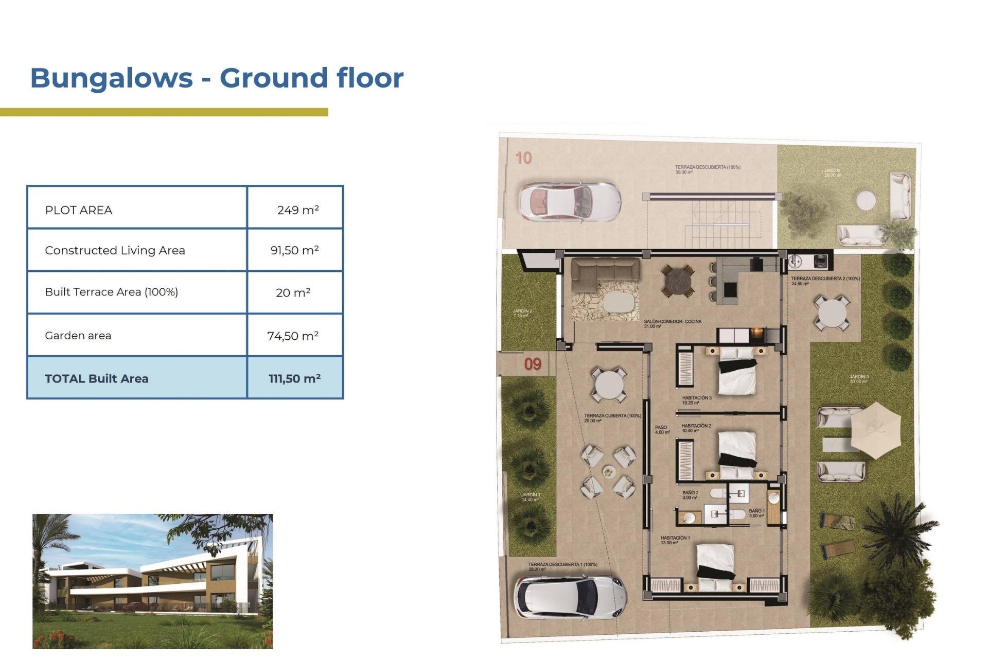 Nueva construcción  - Bungalow - Orihuela Costa - Punta Prima