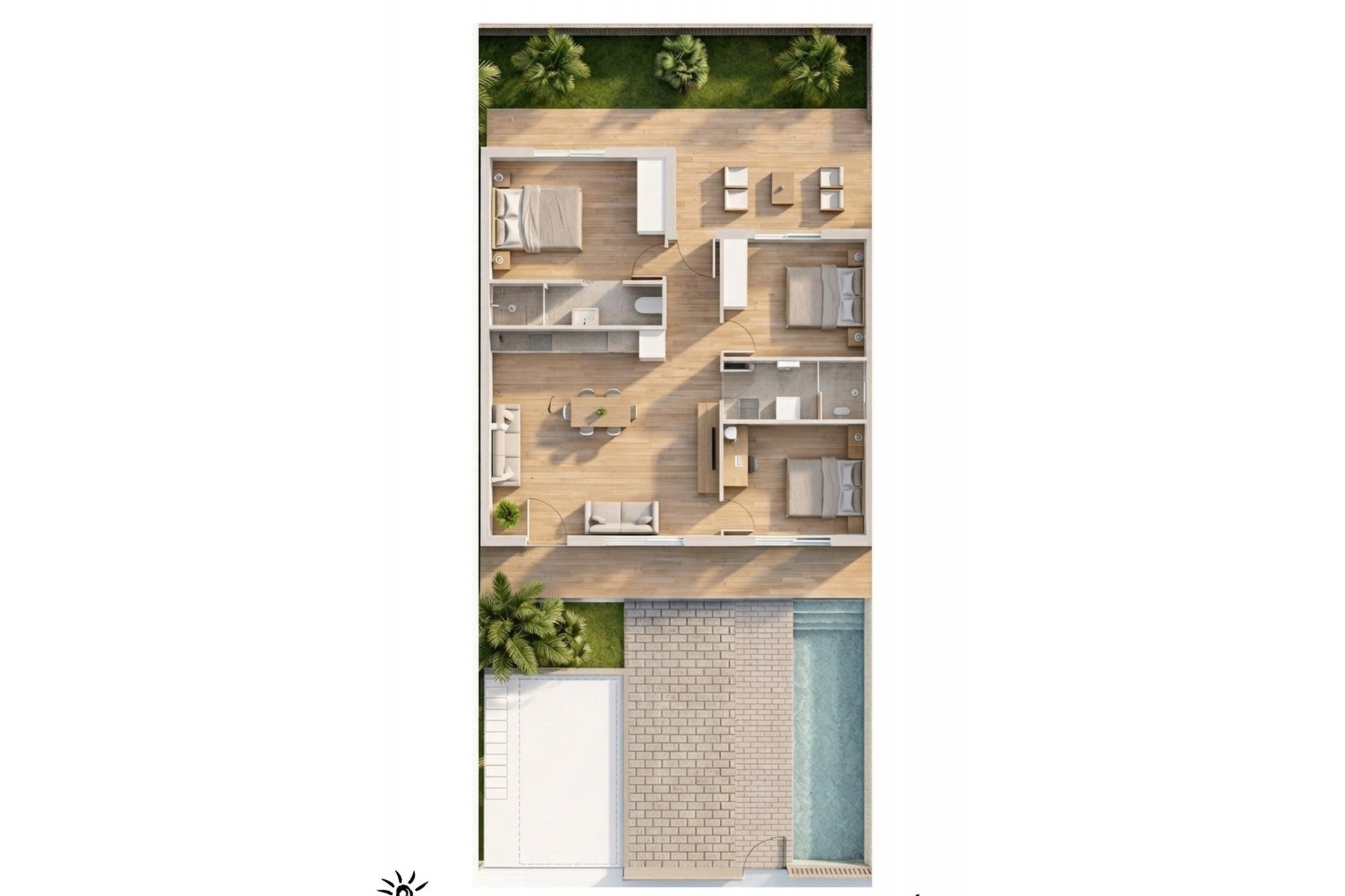 Nueva construcción  - Bungalow - Pilar de la Horadada - parques de Andromeda