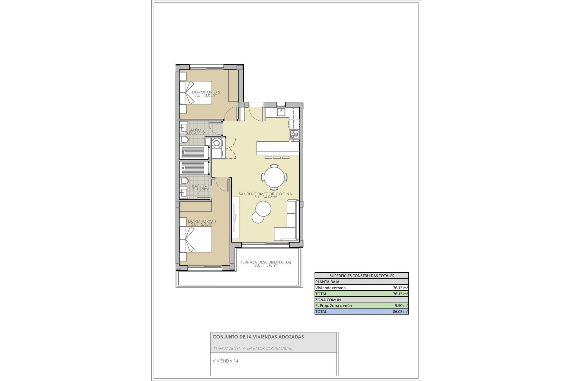Nueva construcción  - Bungalow - Rojales - Pueblo