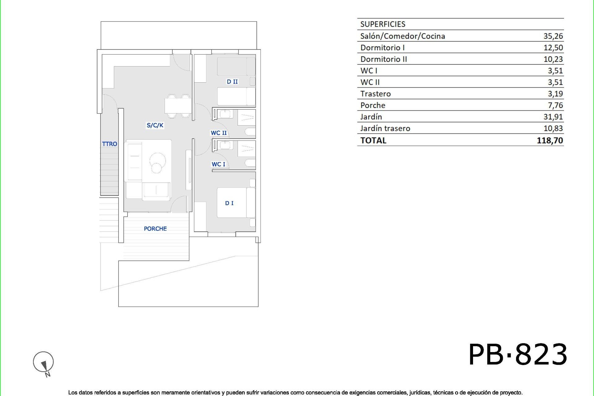 Nueva construcción  - Bungalow - San Miguel de Salinas - Pueblo