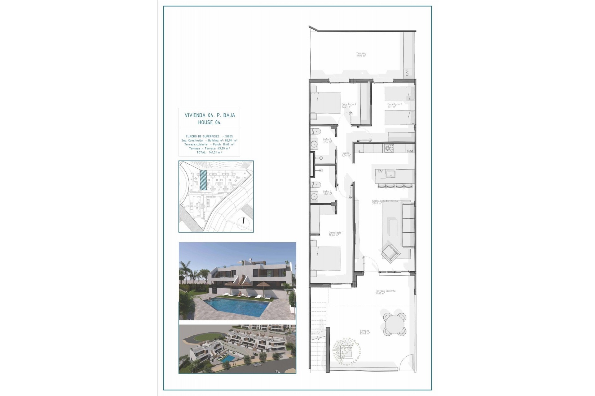Nueva construcción  - Bungalow - Vera - Pueblo Salinas