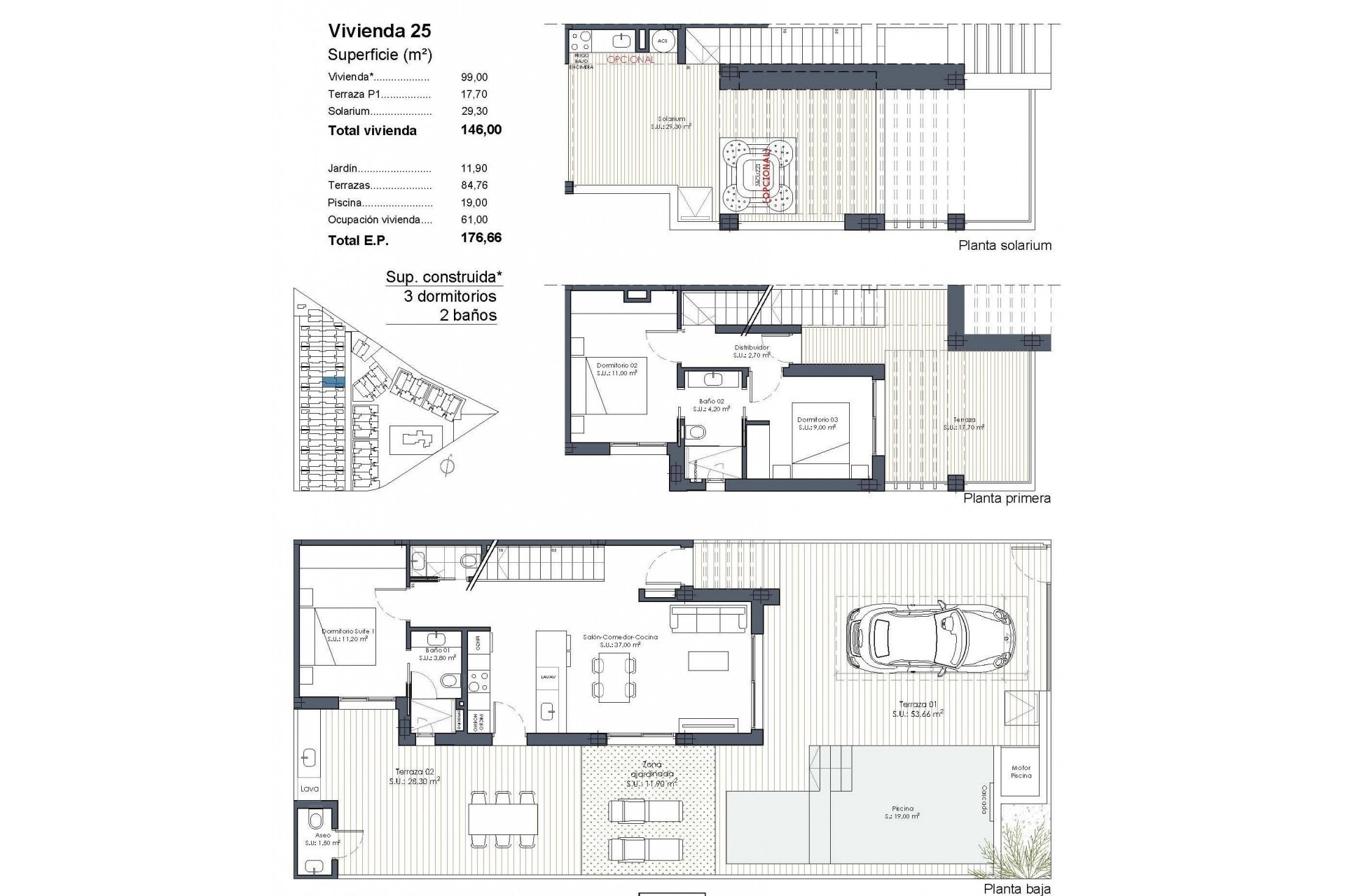 Nueva construcción  - Quad House - Los Alcazares - Serena Golf