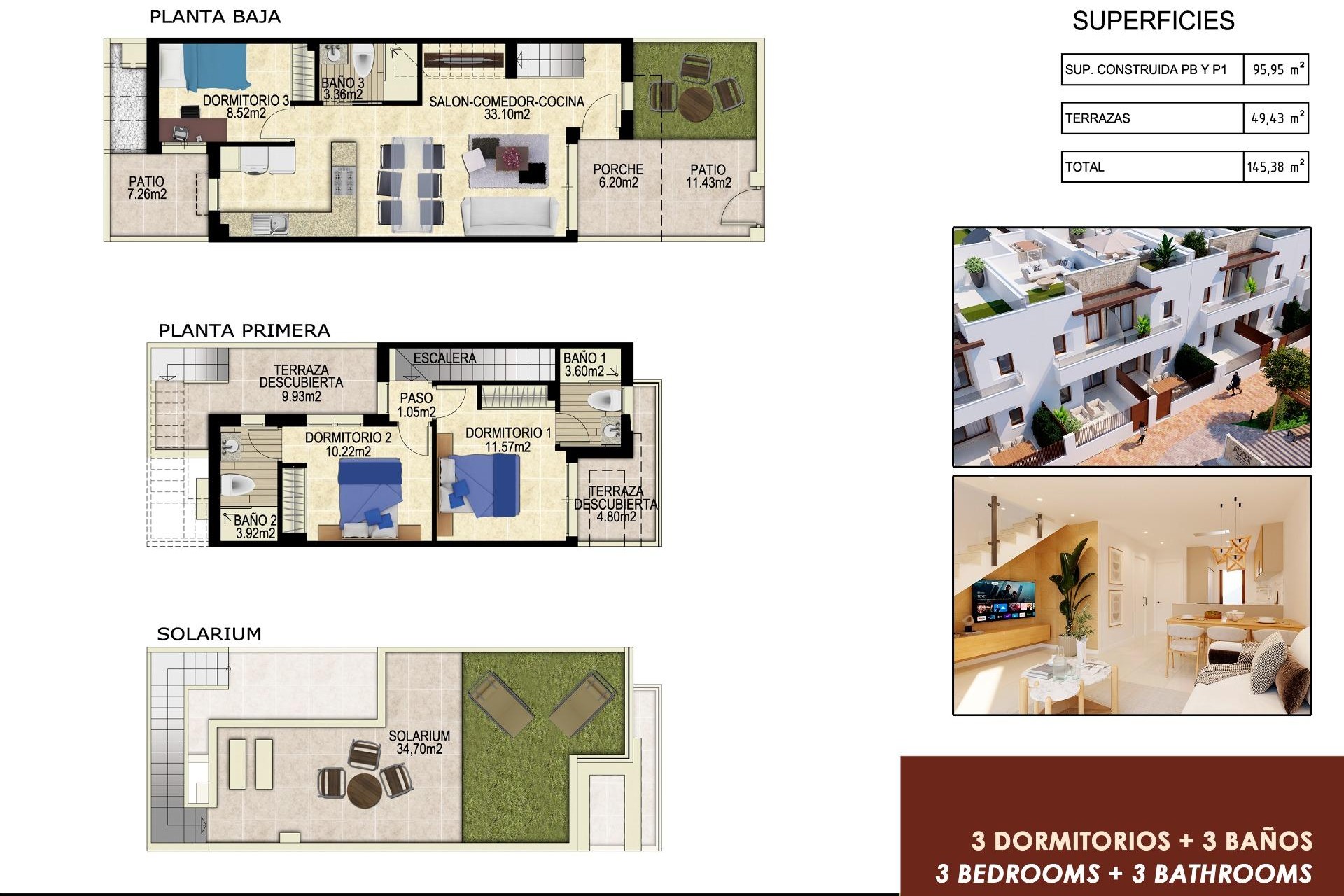 Nueva construcción  - Town House - Orihuela - Vistabella Golf