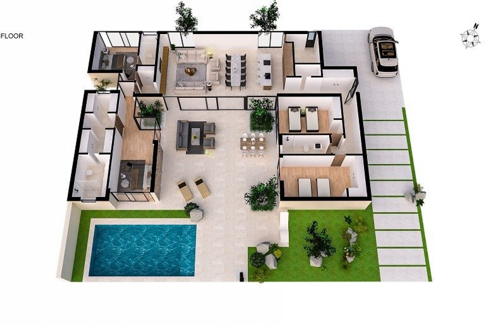 Nueva construcción  - Villa - Banos y Mendigo - Altaona Golf