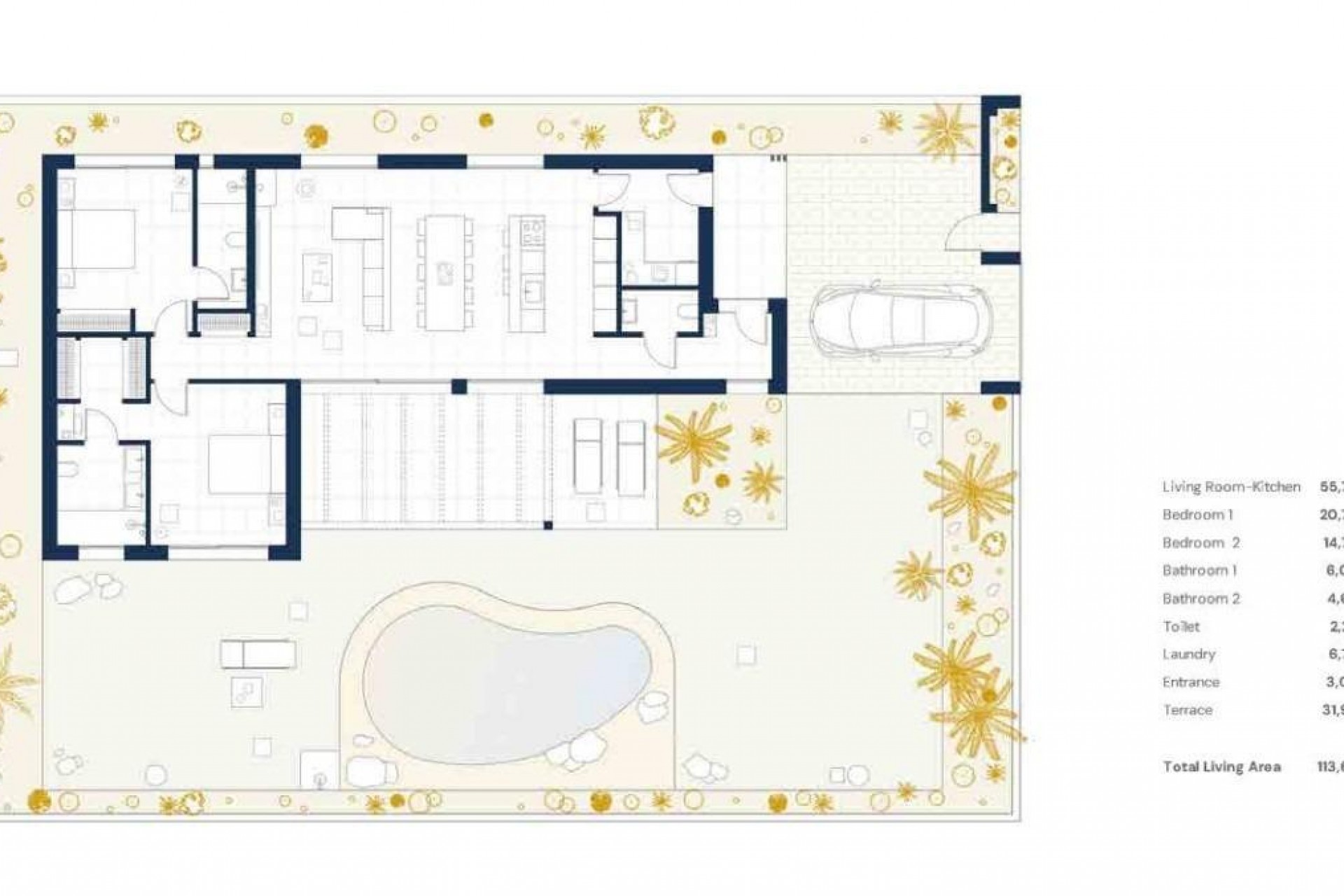 Nueva construcción  - Villa - Banos y Mendigo - Altaona Golf