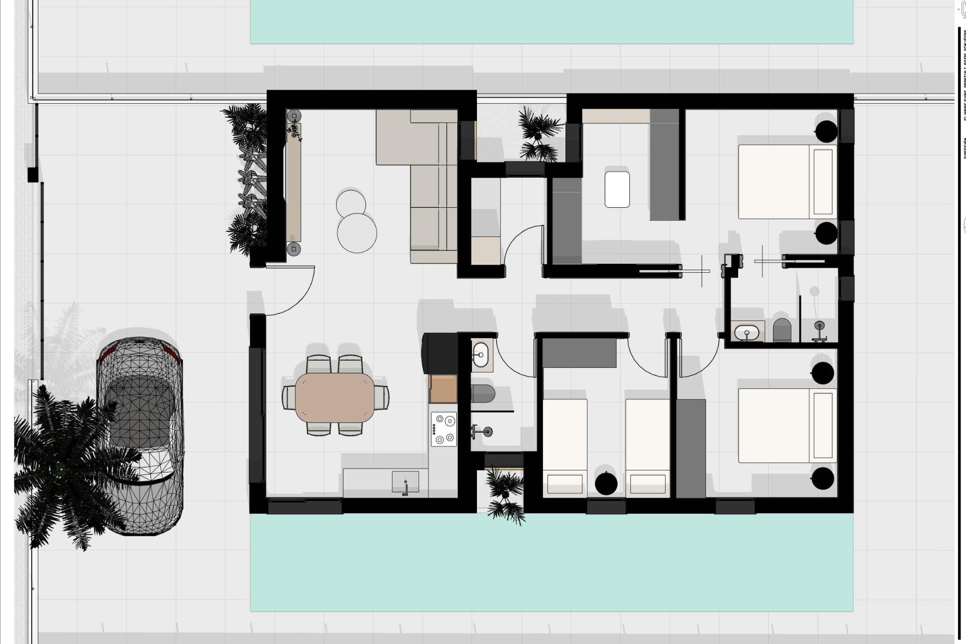 Nueva construcción  - Villa - Benijofar - Urb. Monteazul