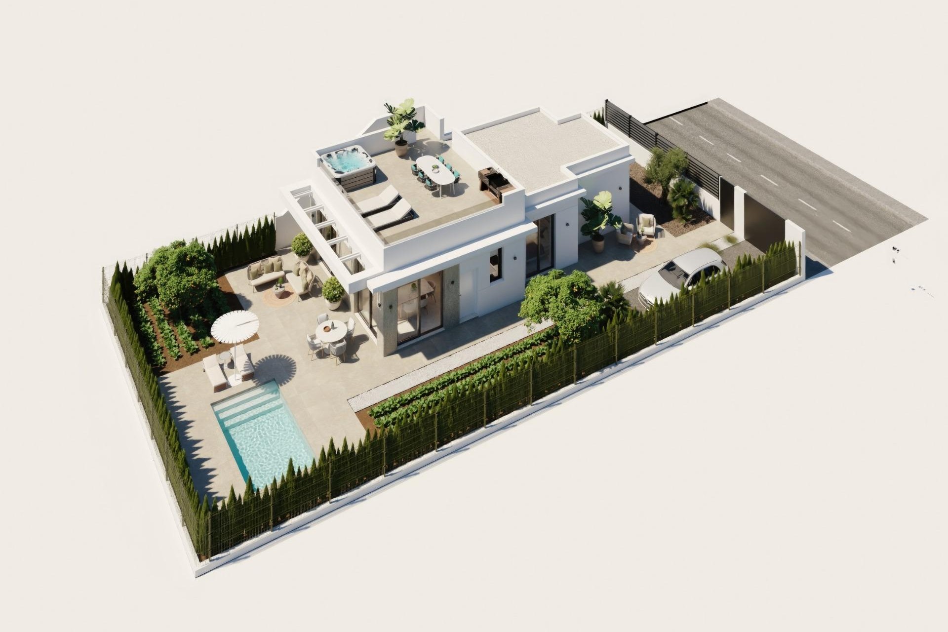 Nueva construcción  - Villa - Fuente Álamo - Hacienda Del Álamo Golf