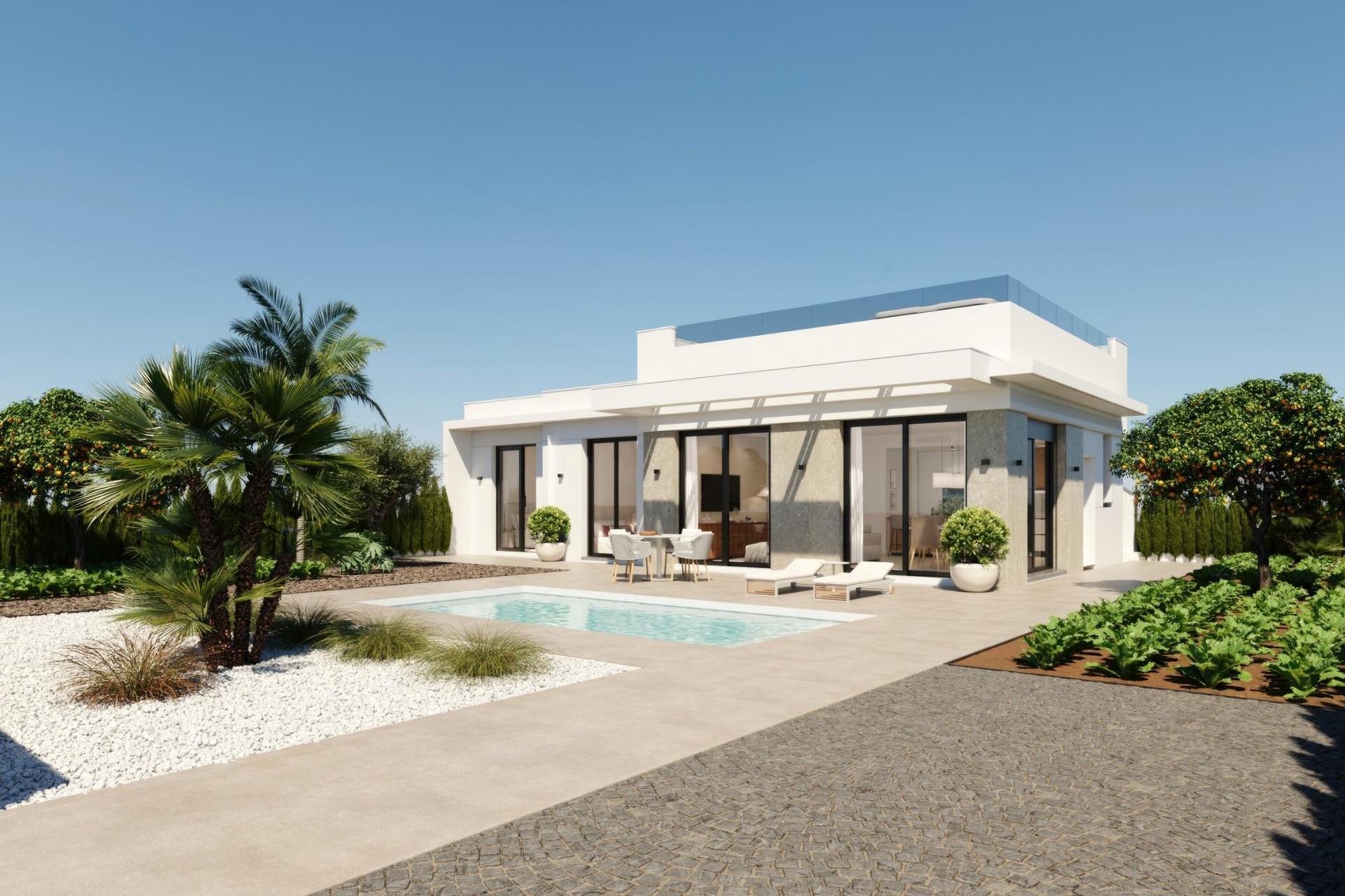 Nueva construcción  - Villa - Fuente Álamo - Hacienda Del Álamo Golf
