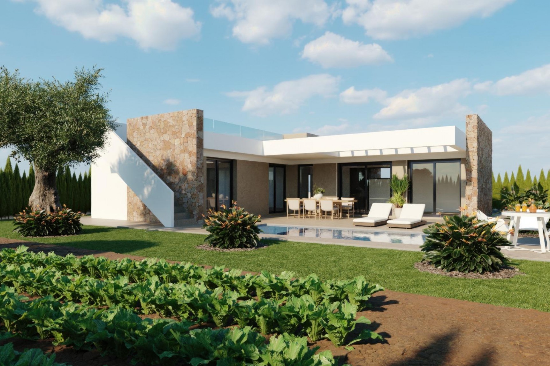 Nueva construcción  - Villa - Fuente Álamo - Hacienda del Alamo