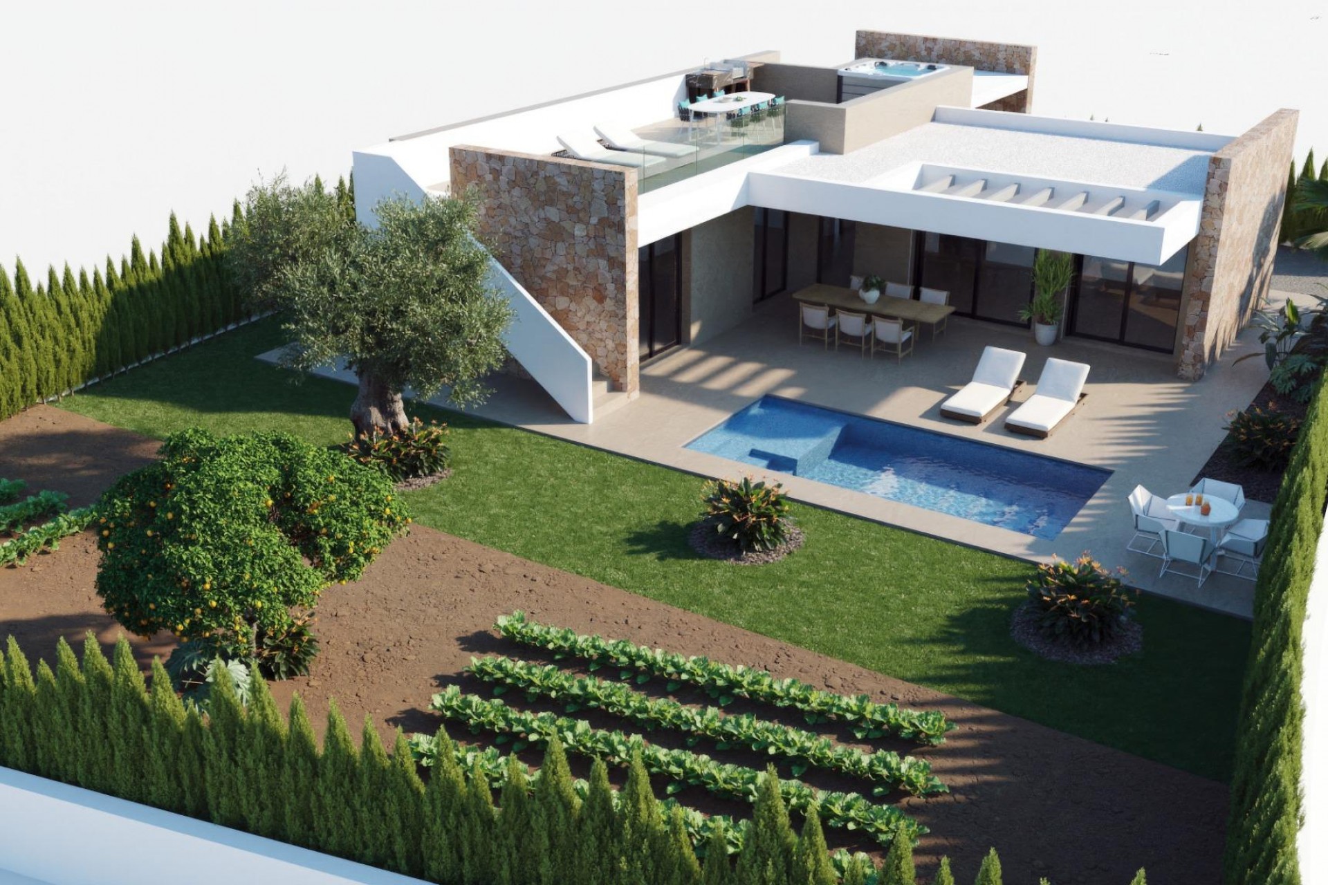 Nueva construcción  - Villa - Fuente Álamo - Hacienda del Alamo