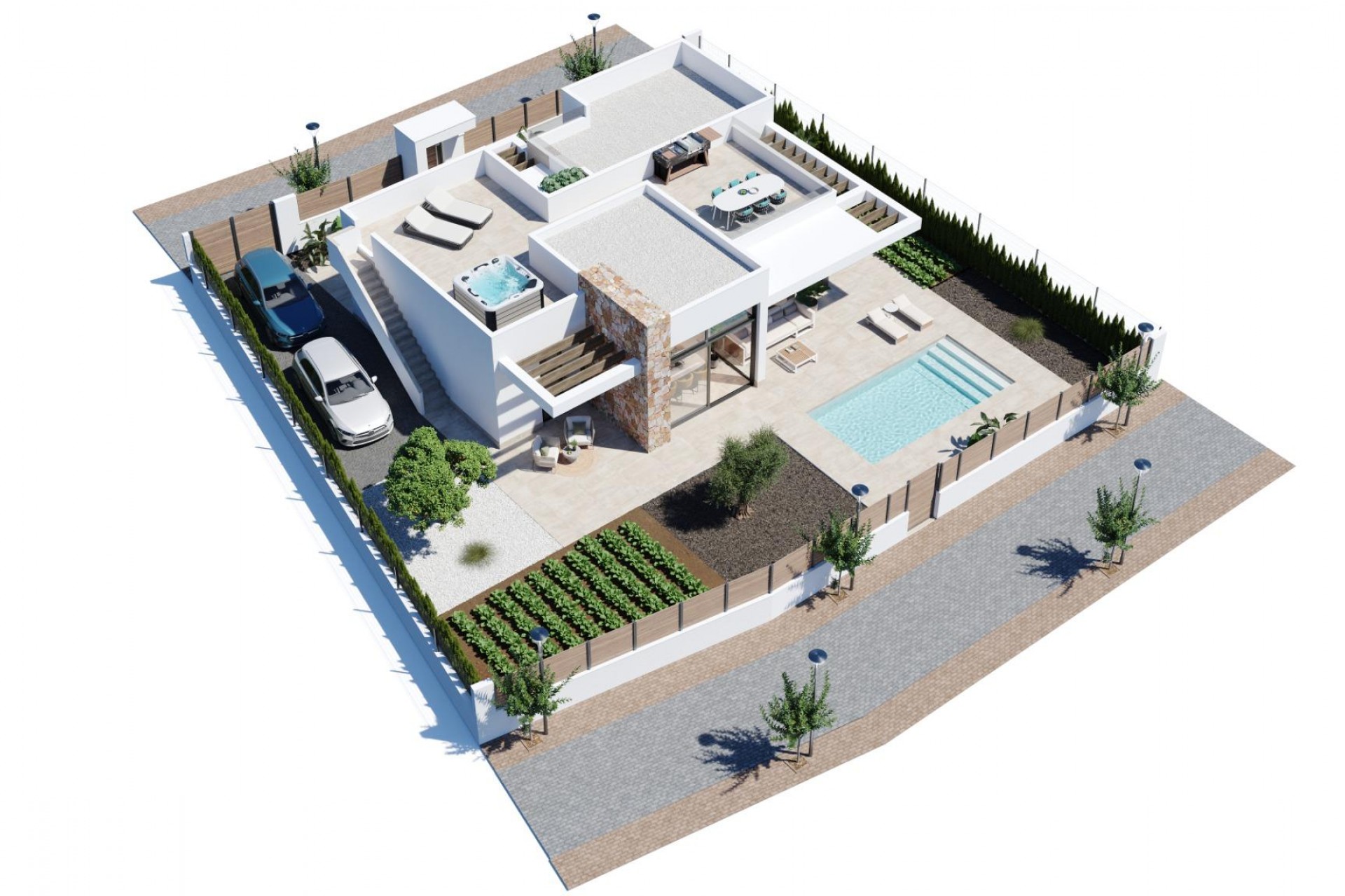 Nueva construcción  - Villa - Fuente Álamo - Hacienda del Alamo