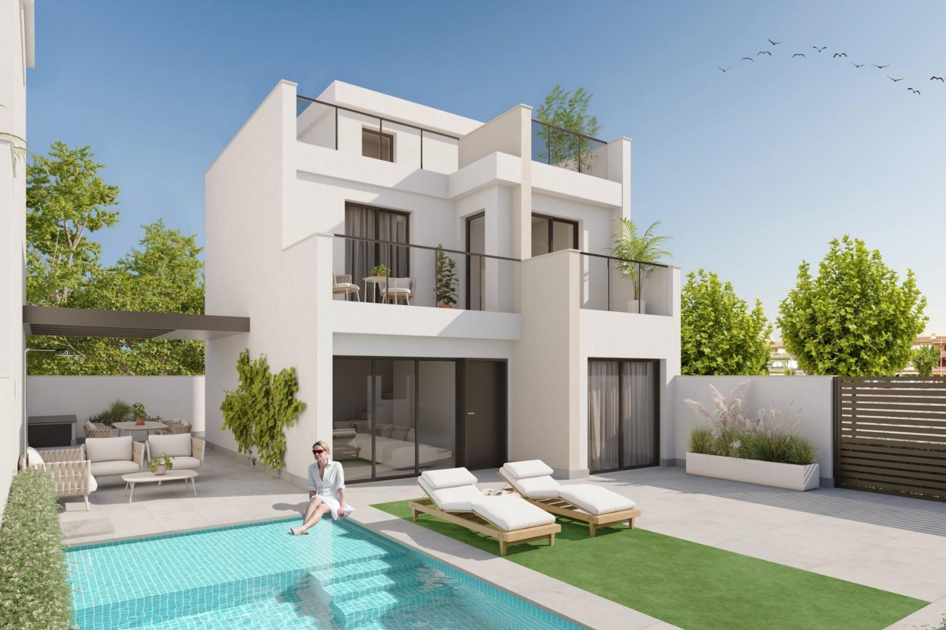 Nueva construcción  - Villa - Los Alcazares - Playa la Atascadera