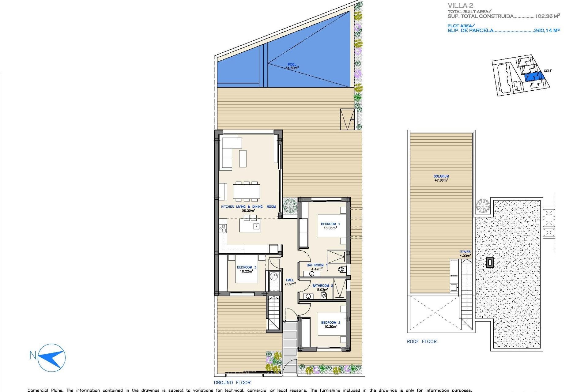 Nueva construcción  - Villa - Los Alcazares - Serena Golf