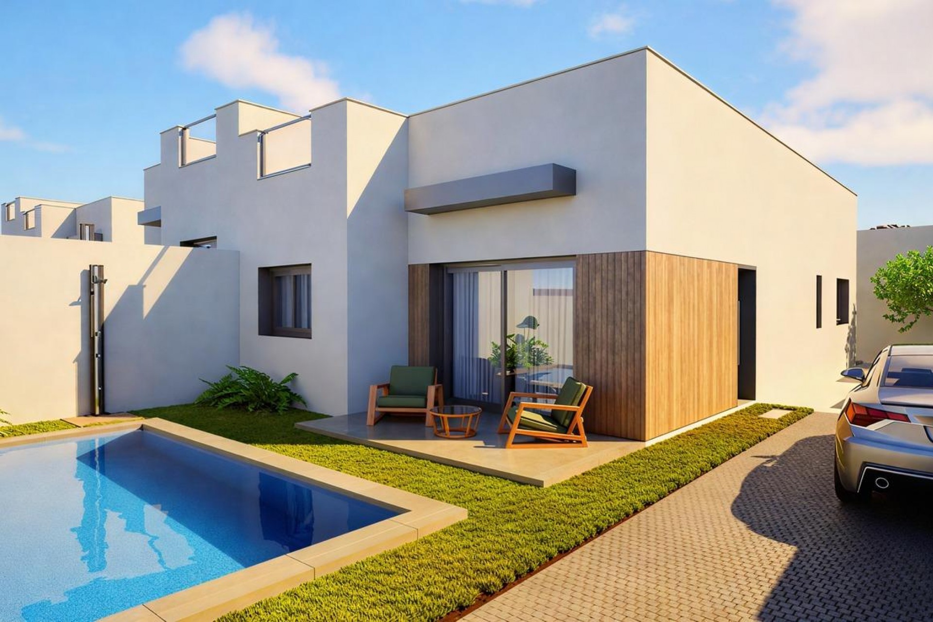 Nueva construcción  - Villa - Mazarron - Country Club
