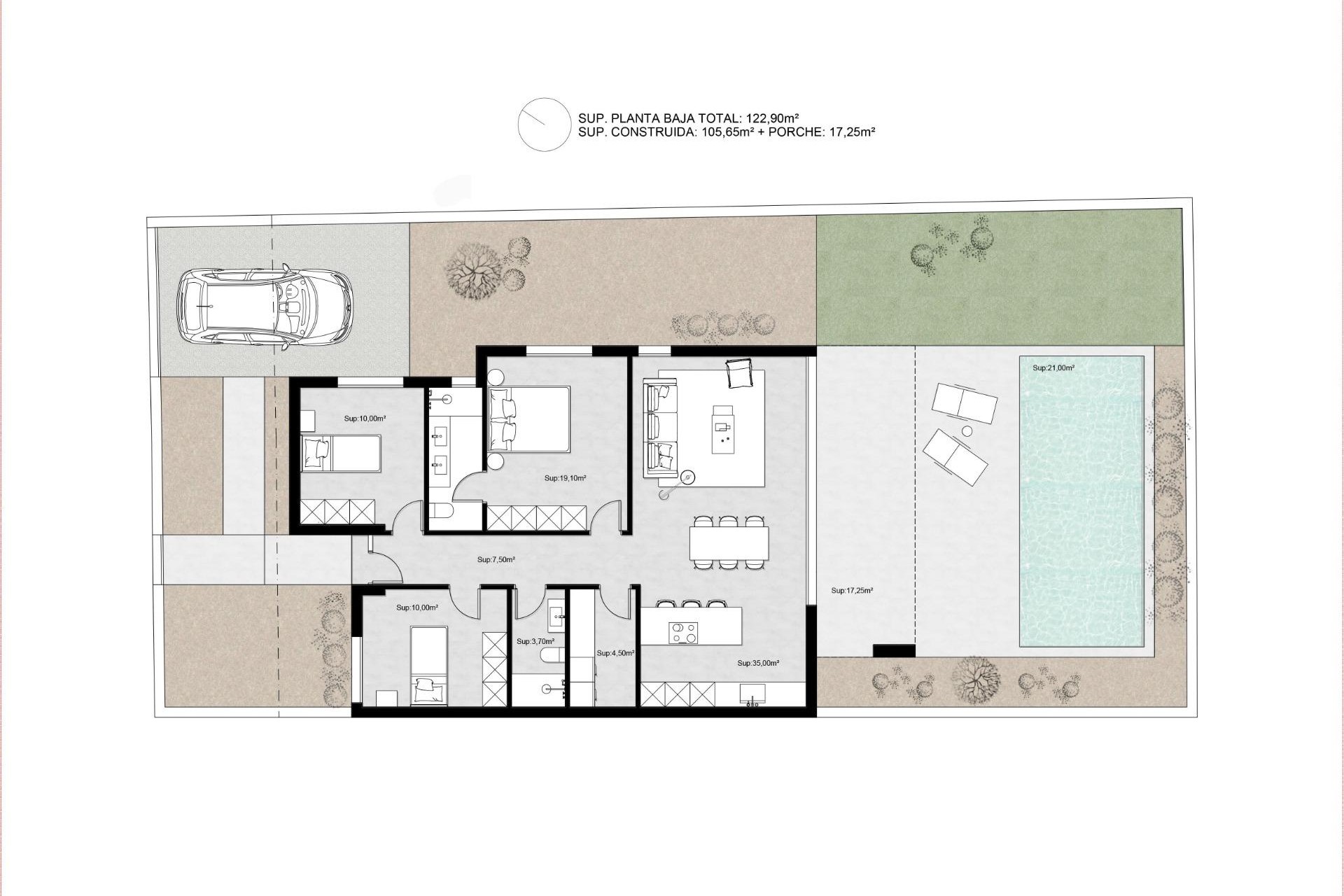 Nueva construcción  - Villa - Molina De Segura - Urb. La Quinta