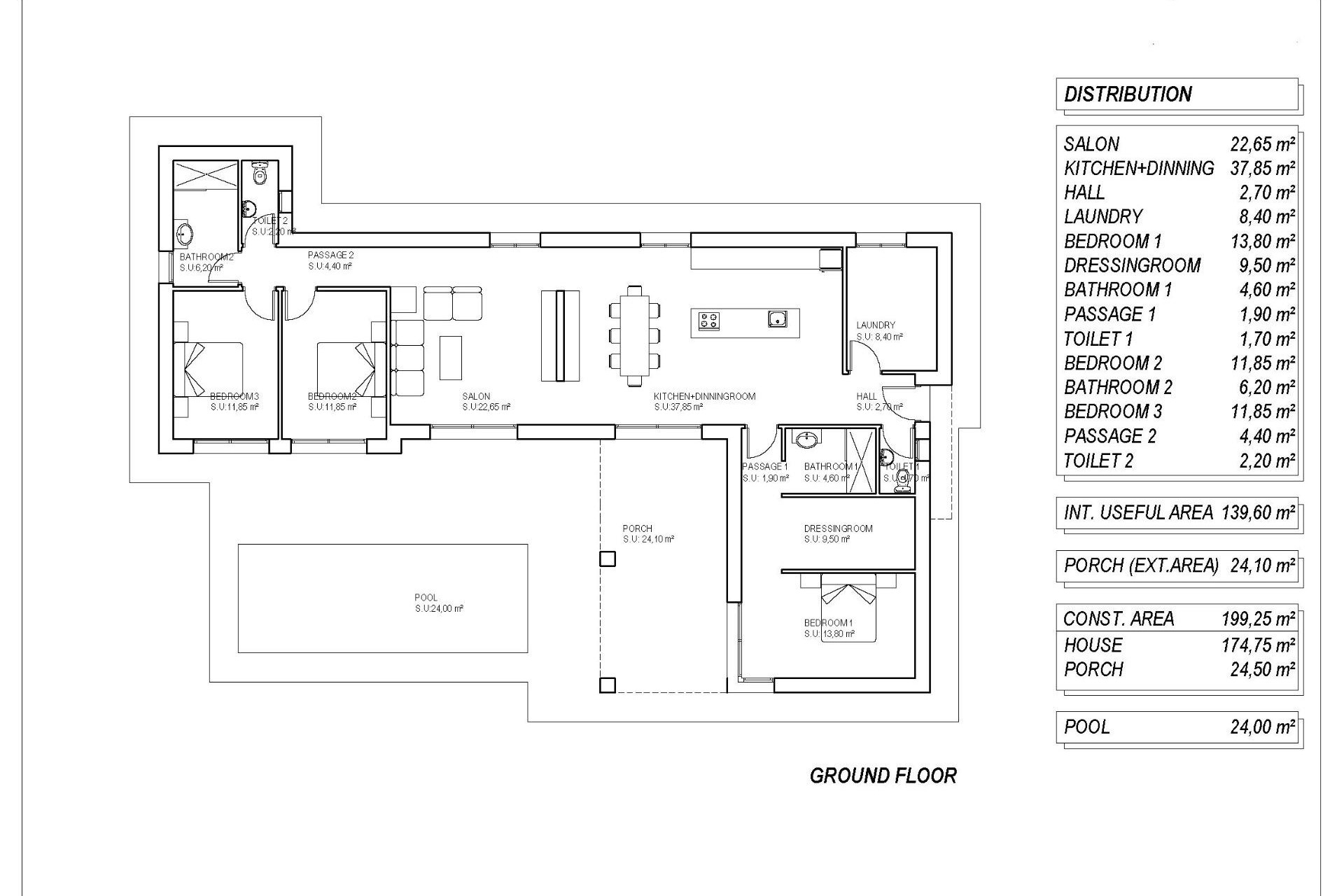 Nueva construcción  - Villa - Pinoso - Campo