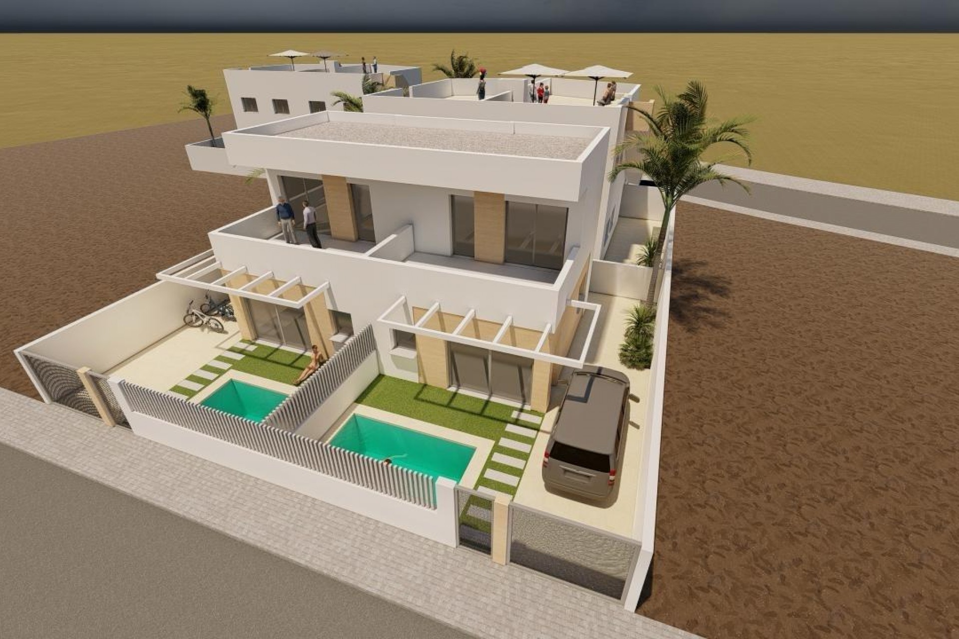 Nueva construcción  - Villa - Puerto de Mazarron - Mar De Plata