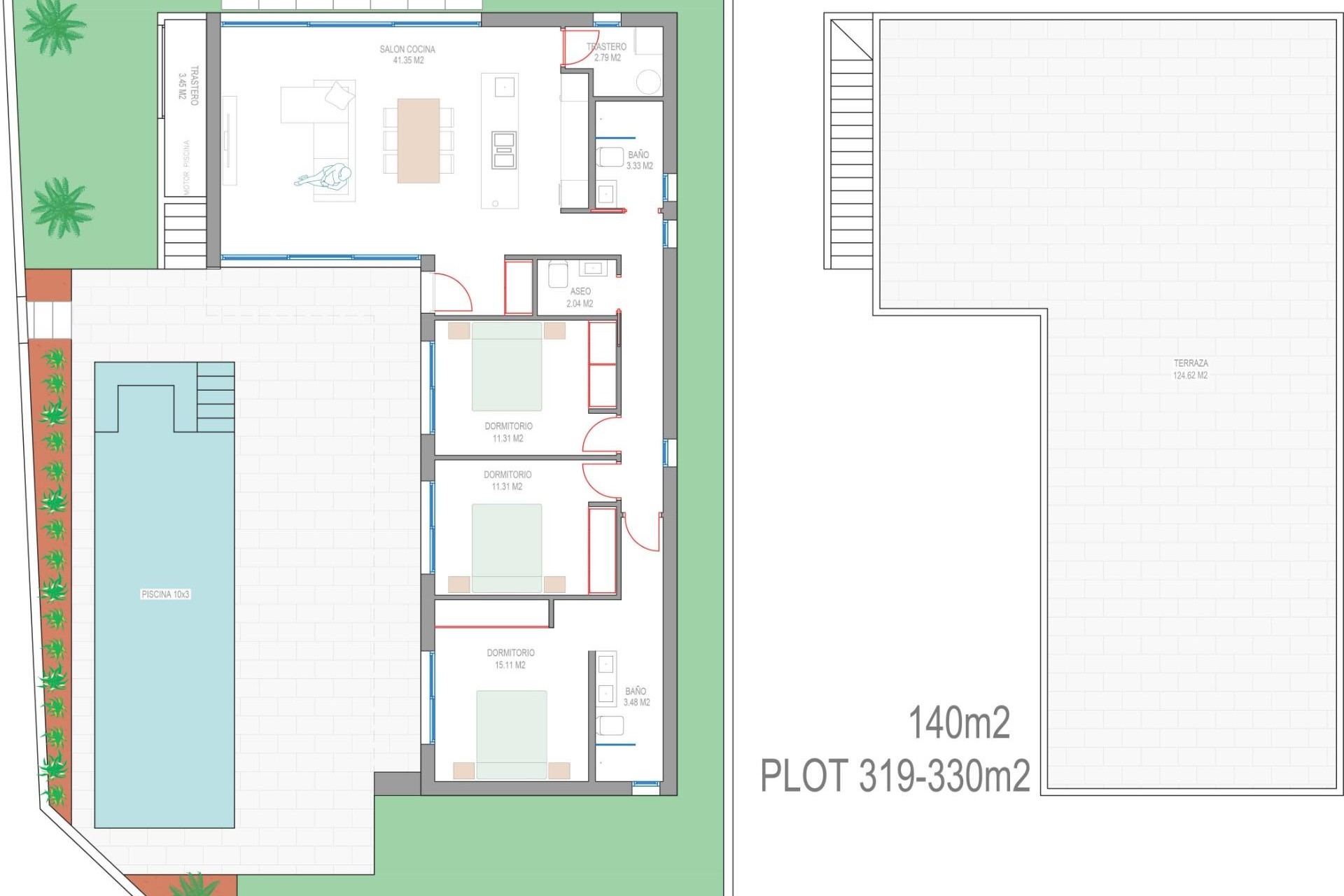 Nueva construcción  - Villa - San Javier - Parque del doce