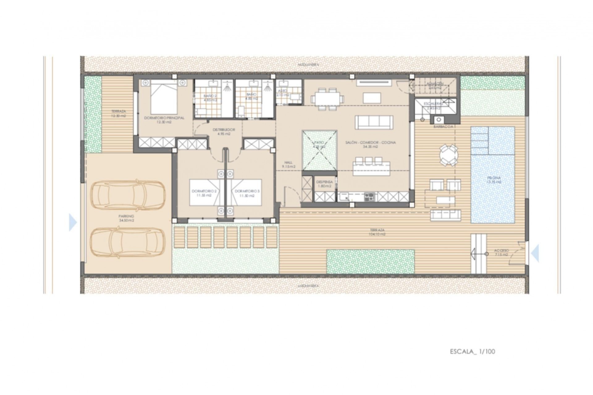 Nueva construcción  - Villa - San Juan de los Terreros - Las Mimosas