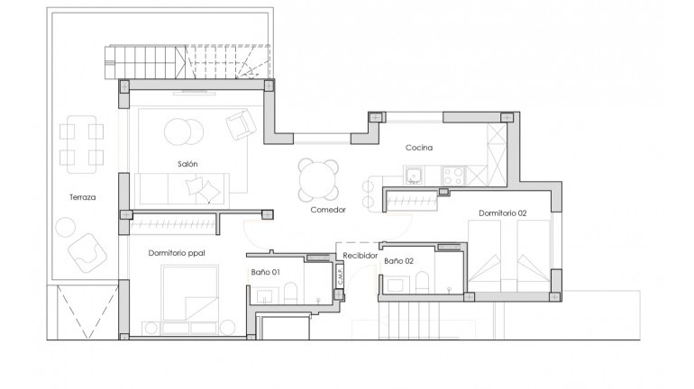 Nouvelle construction - Appartement - Santa Rosalía