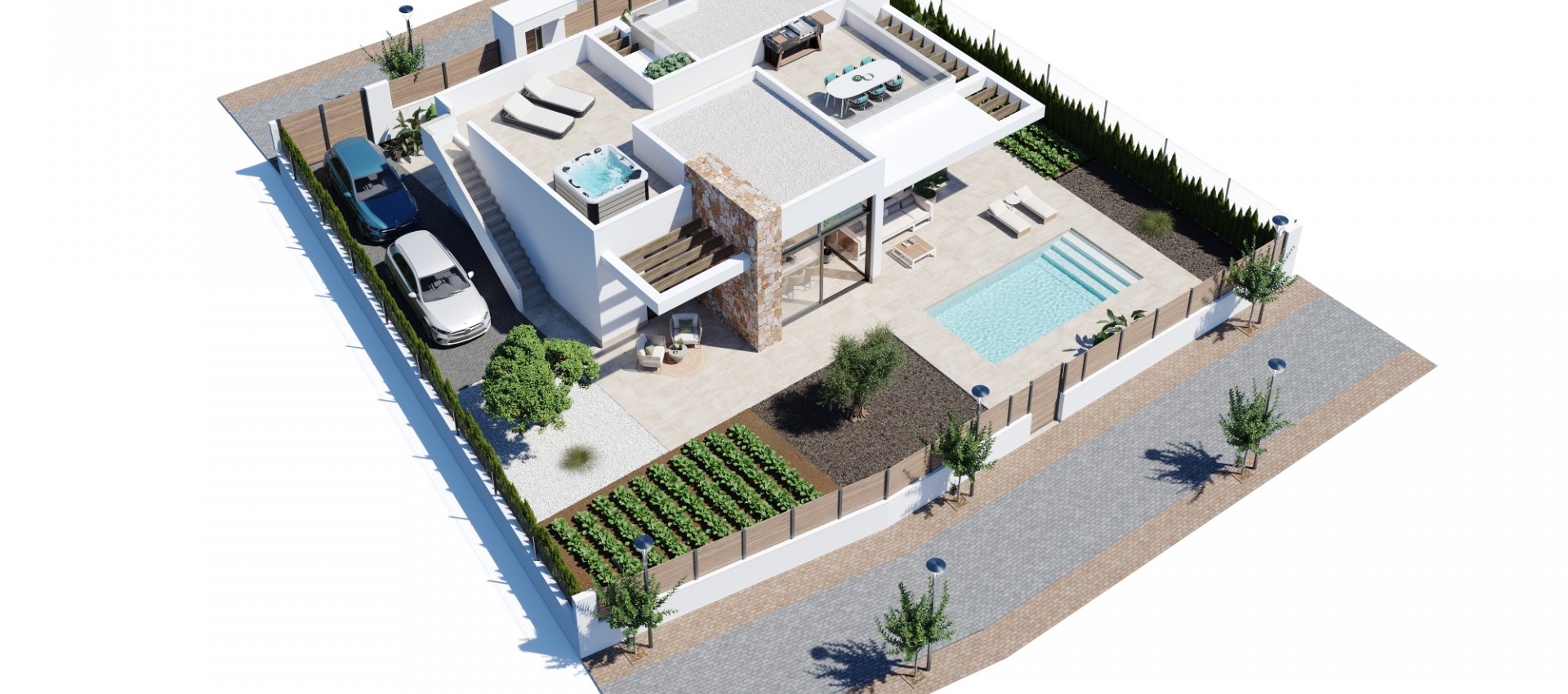 New Build - Villa - Fuente Álamo - Hacienda Del Álamo Golf